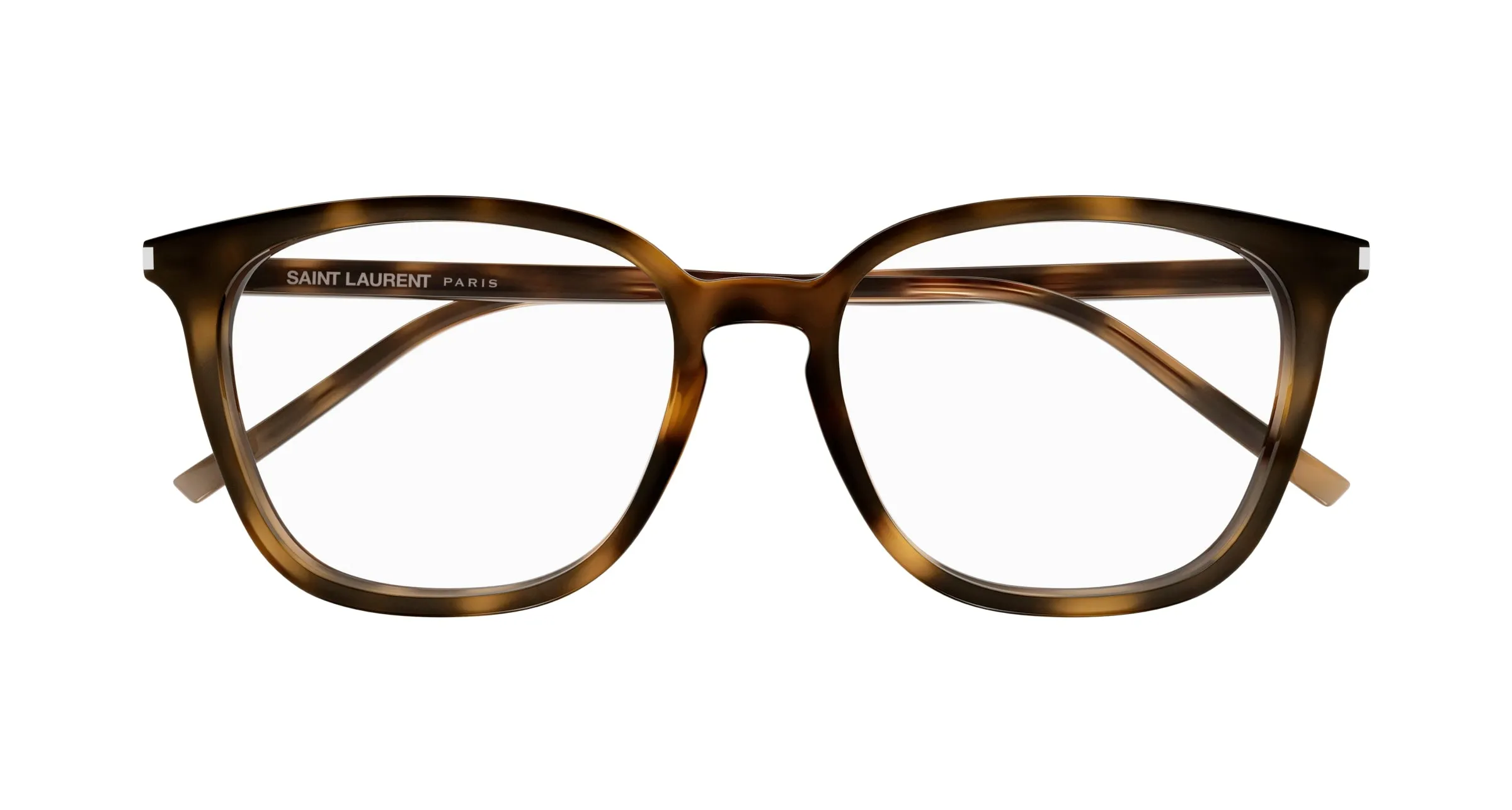 SAINT LAURENT SL 783/F 003 Montature da vista Acetato Havana Trasparente Rotonda - immagine 2