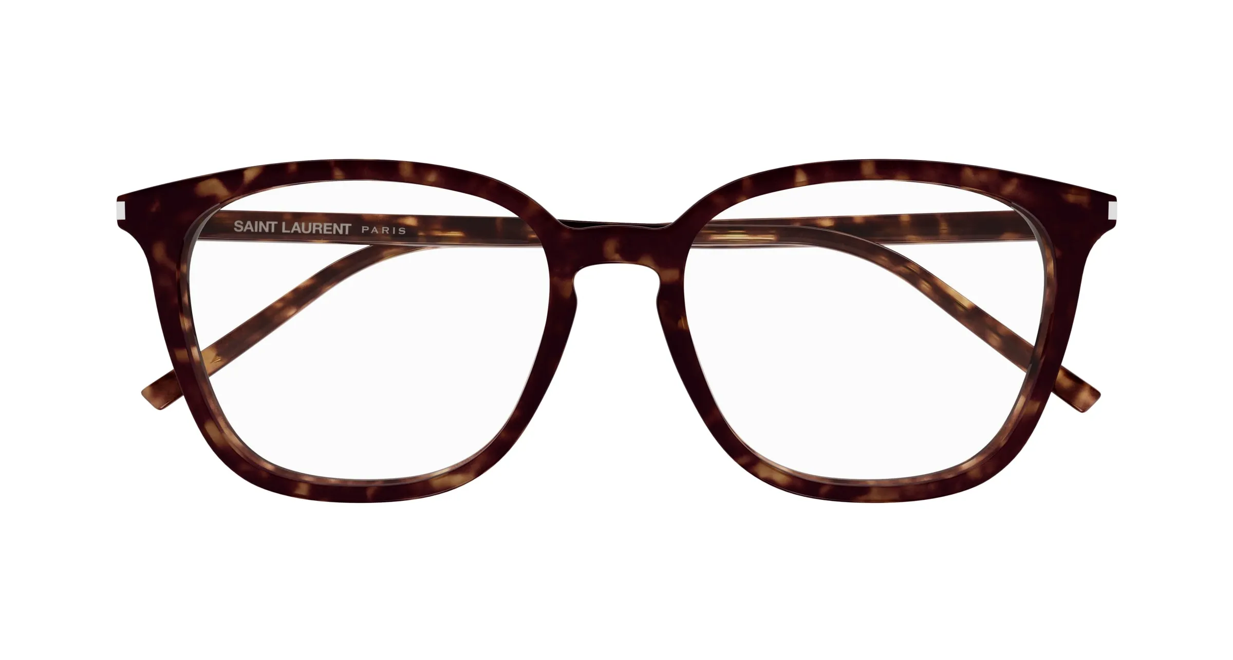 SAINT LAURENT SL 783/F 002 Montature da vista Acetato Havana Trasparente Rotonda - immagine 2