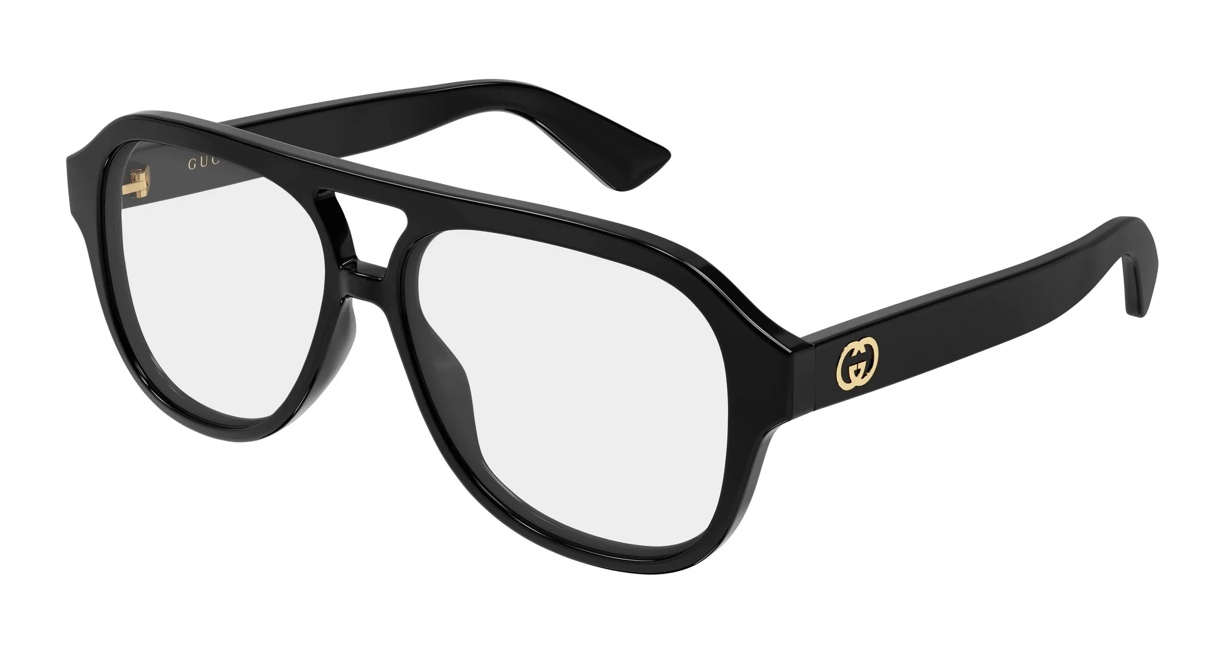 Gucci GG2192O 001 Montature da vista Iniettato Nero Trasparente Pilot - immagine 1
