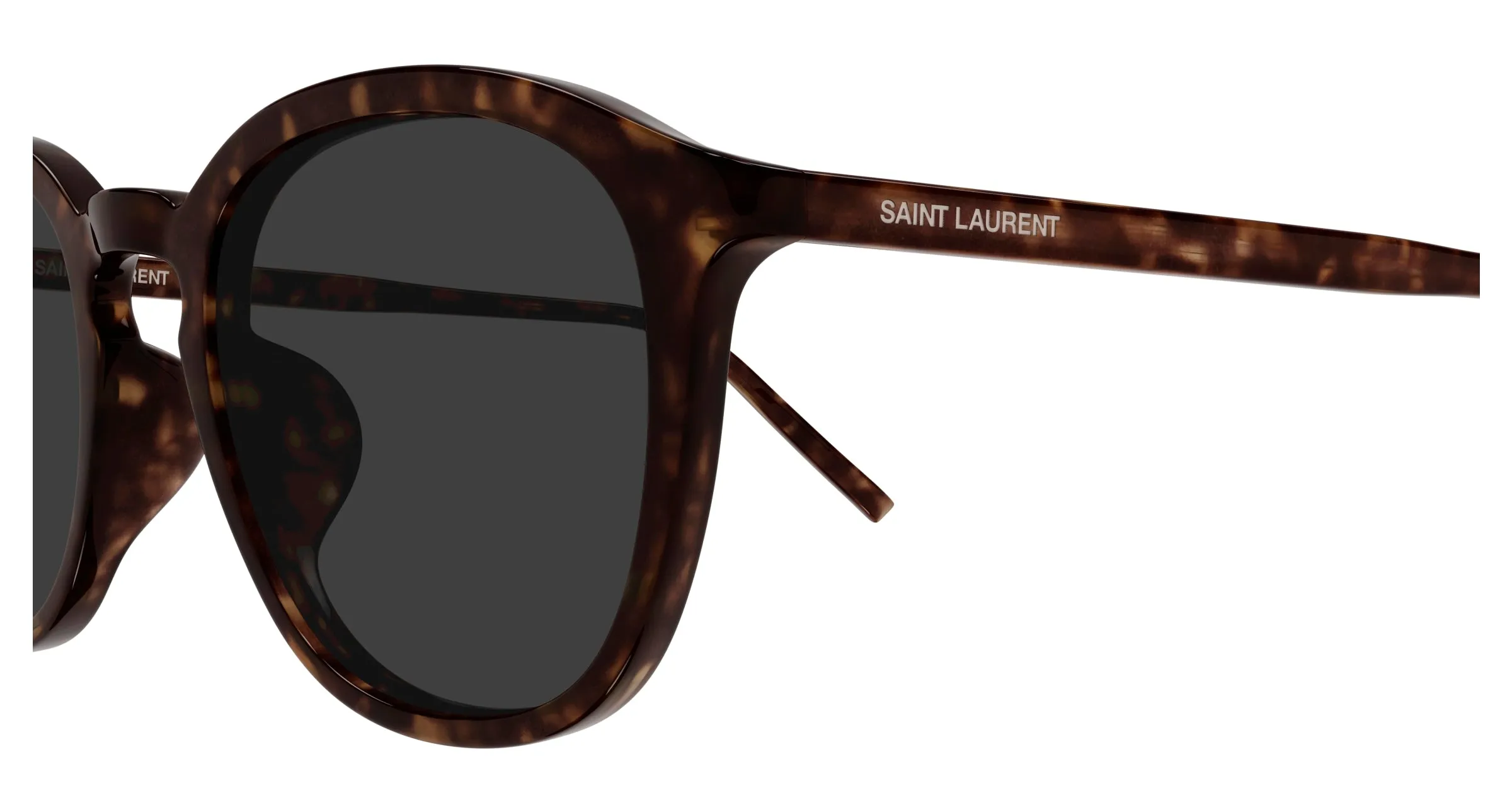 SAINT LAURENT SL 782/K 002 Occhiali da sole Acetato Havana Grigio Rotonda - immagine 3