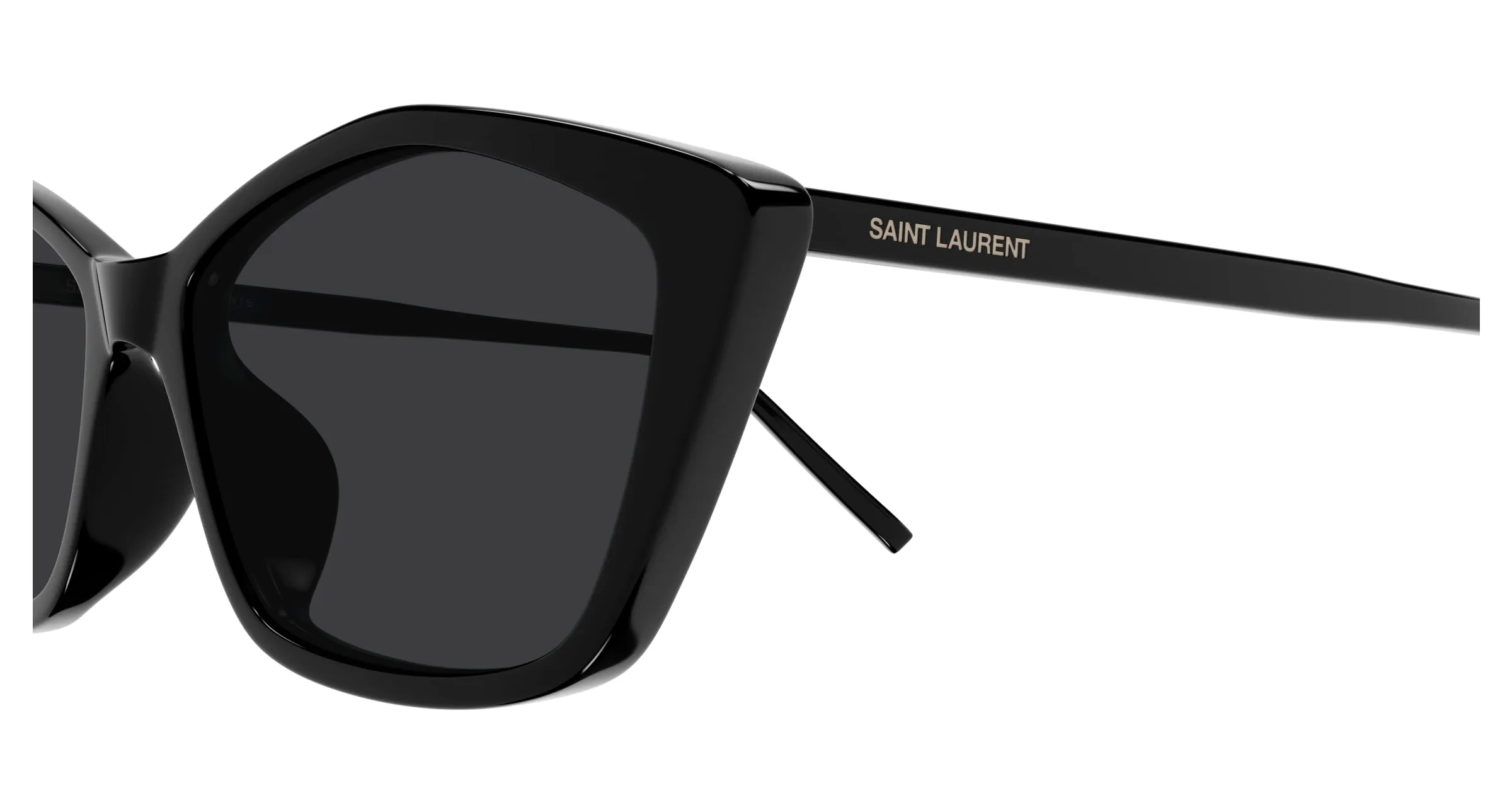 SAINT LAURENT SL 775/F 001 Occhiali da sole Acetato Nero Nero Cat Eye - immagine 3