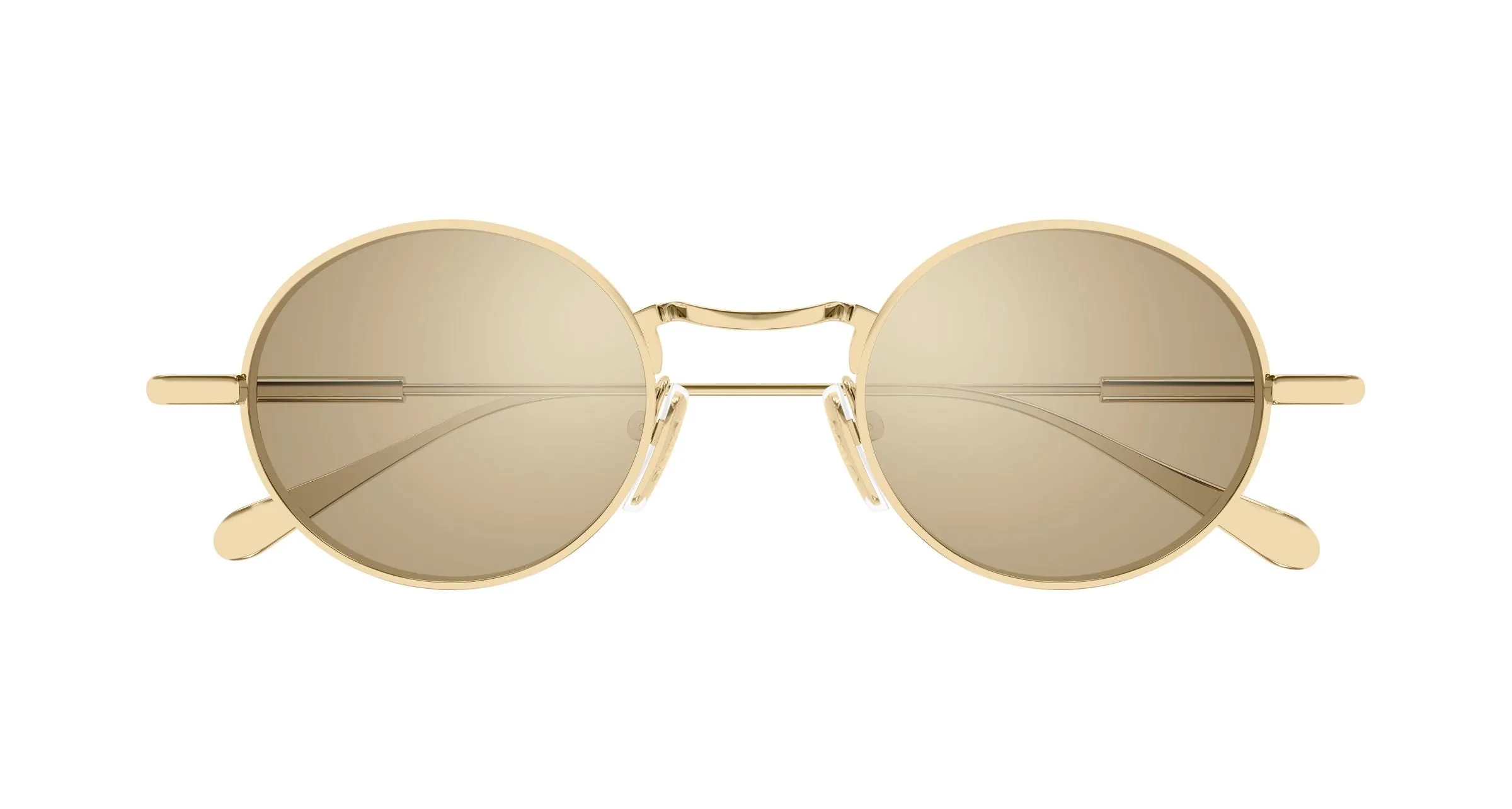 Chloé CH0414S 001 Occhiali da sole Metallo Oro Bronzo Rotonda - immagine 2