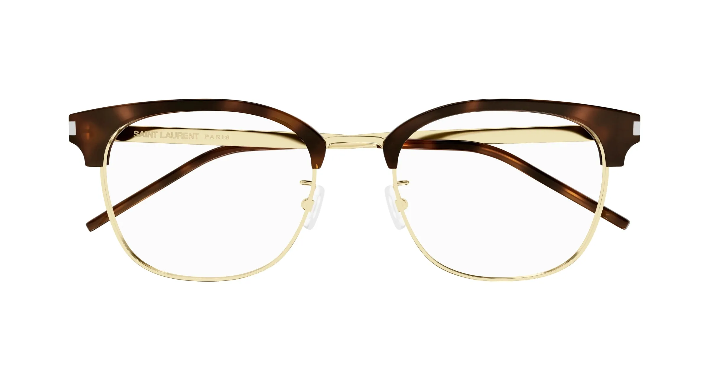 SAINT LAURENT SL 649/F 002 Montature da vista Acetato Havana Trasparente Squadrata - immagine 2