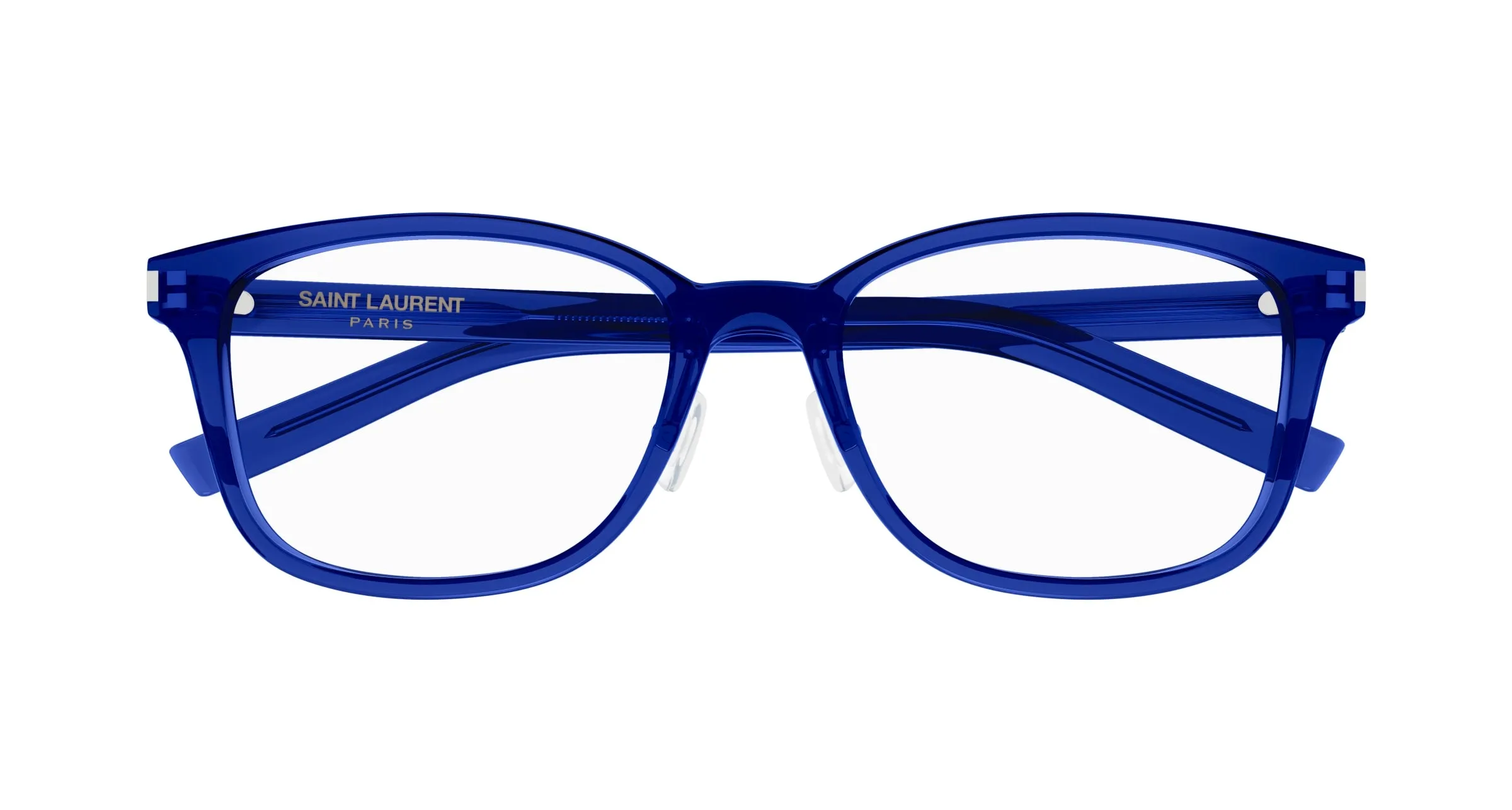 SAINT LAURENT SL 288/J SLIM 003 Montature da vista Acetato Blu Trasparente Squadrata - immagine 2