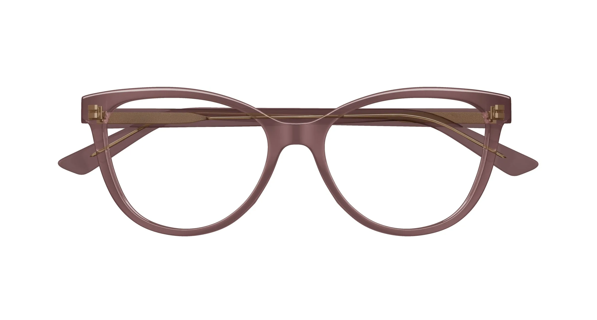 Bottega Veneta BV1313O 010 Montature da vista Acetato Bordeaux Trasparente Cat Eye - immagine 2