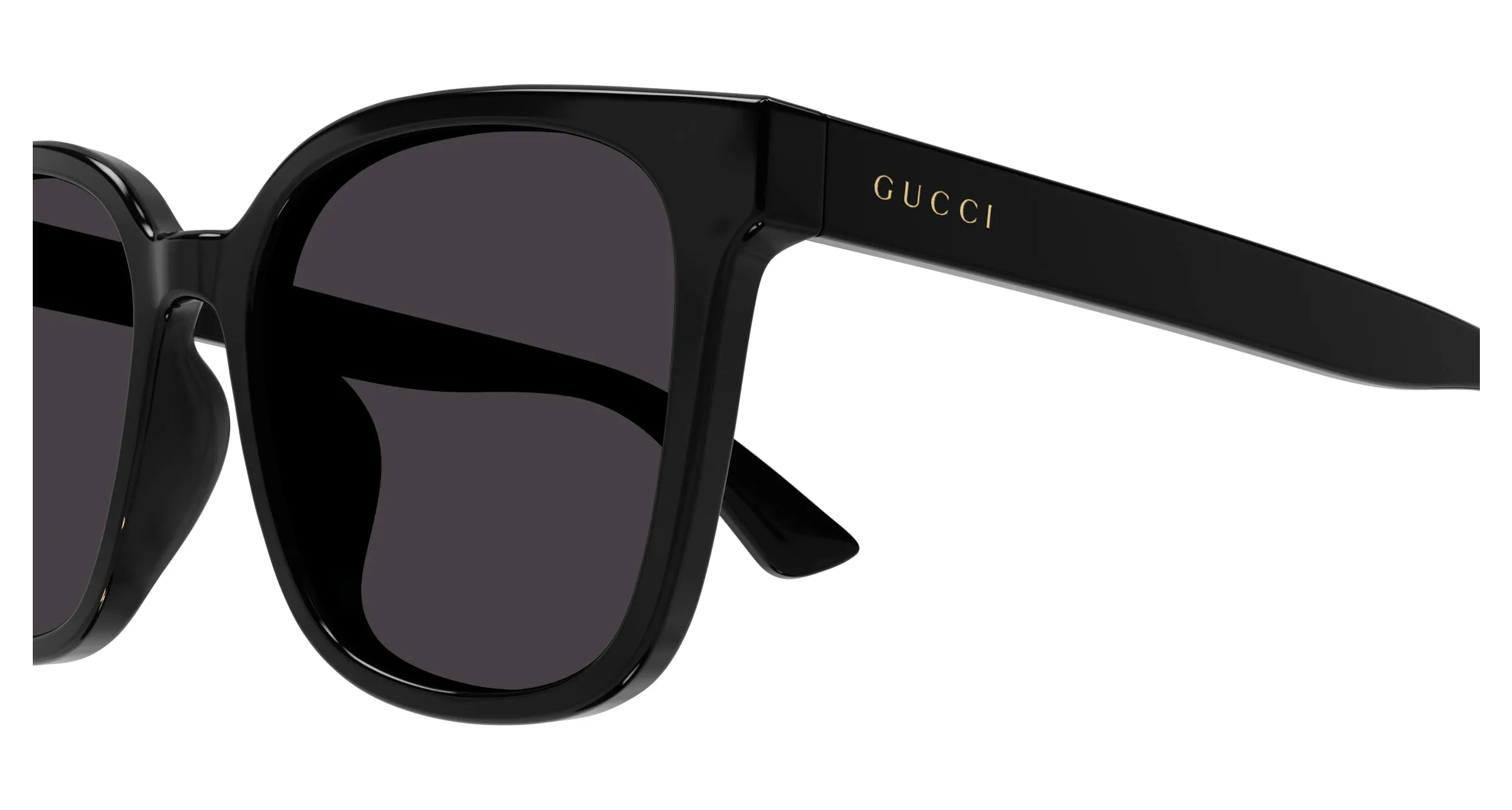 Gucci GG1346SK 002 Occhiali da sole Plastica Nero Marrone Squadrata Polarizzata - immagine 3
