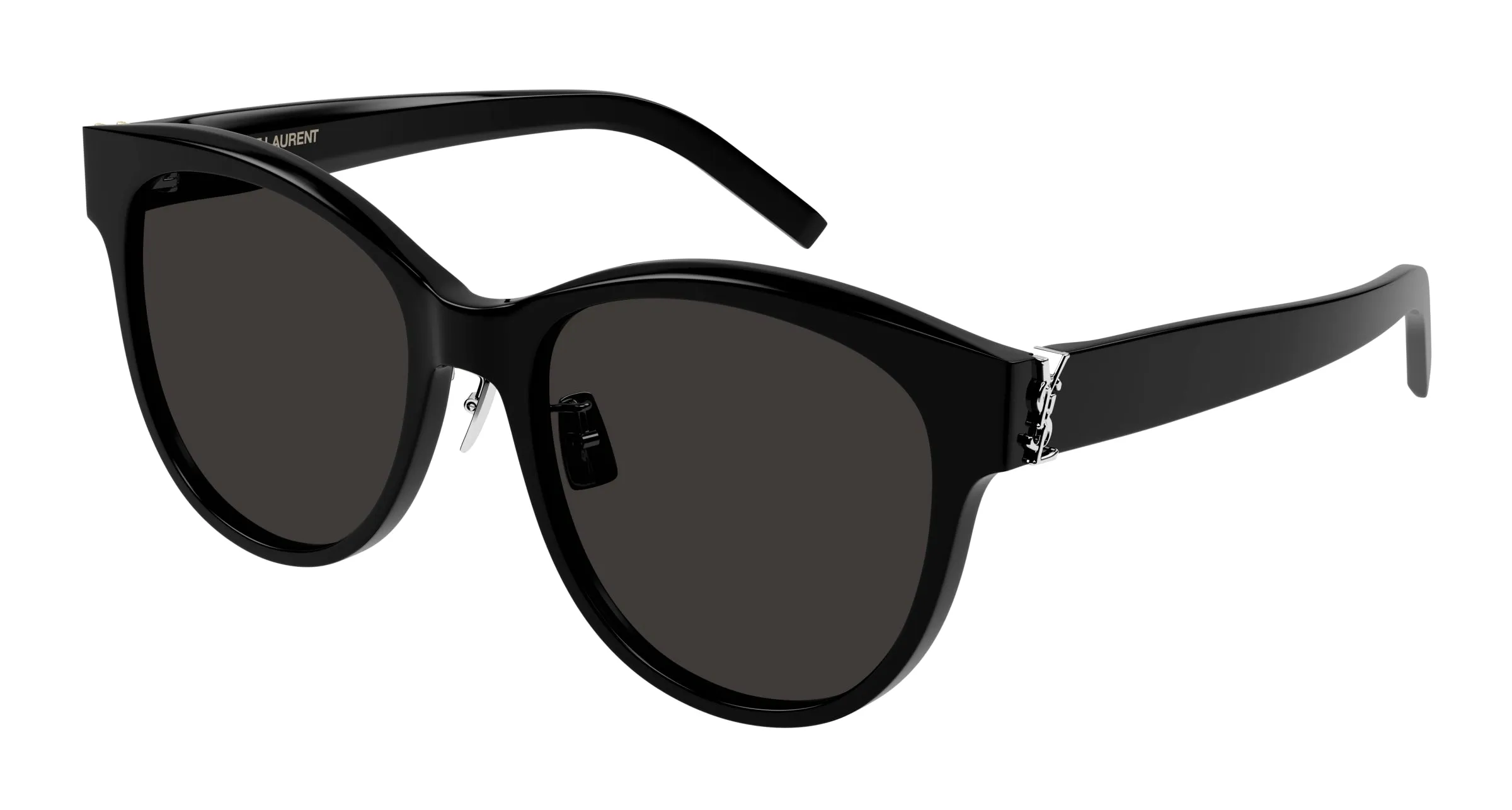 SAINT LAURENT SL M107/K 001 Occhiali da sole Acetato Nero Nero Cat Eye - immagine 1