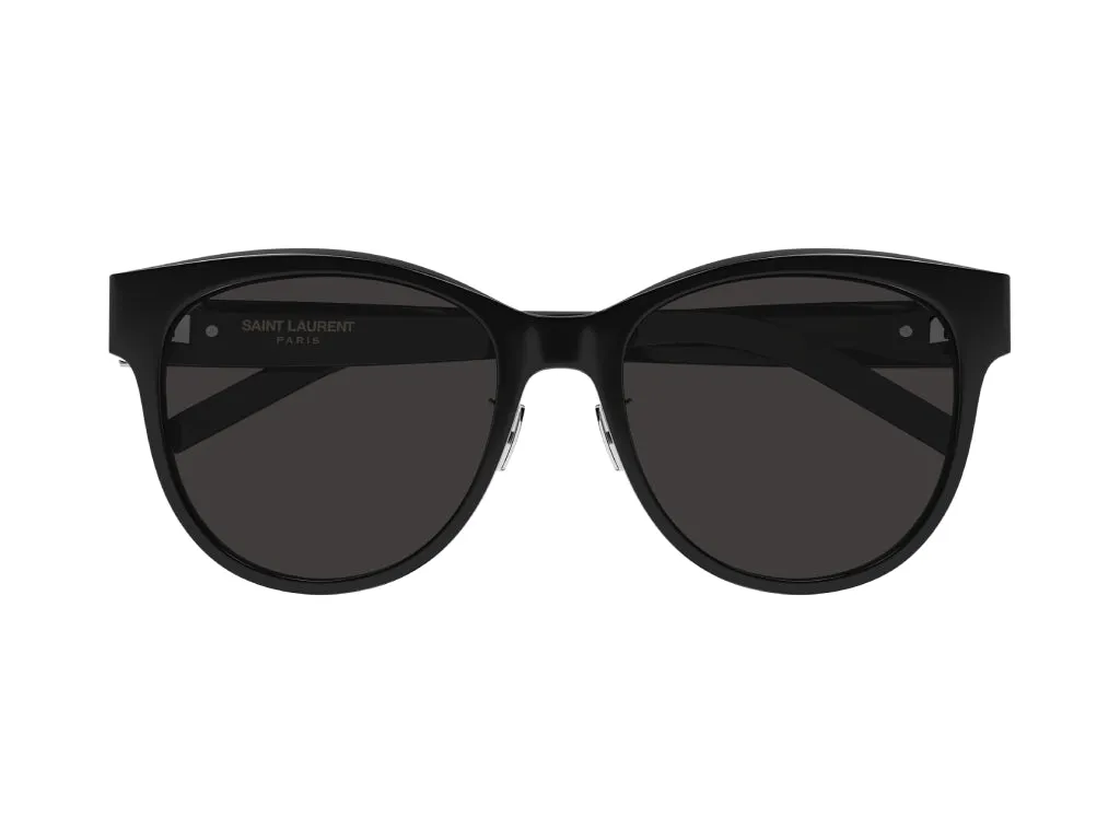 SAINT LAURENT SL M107/K 001 Occhiali da sole Acetato Nero Nero Cat Eye - immagine 2