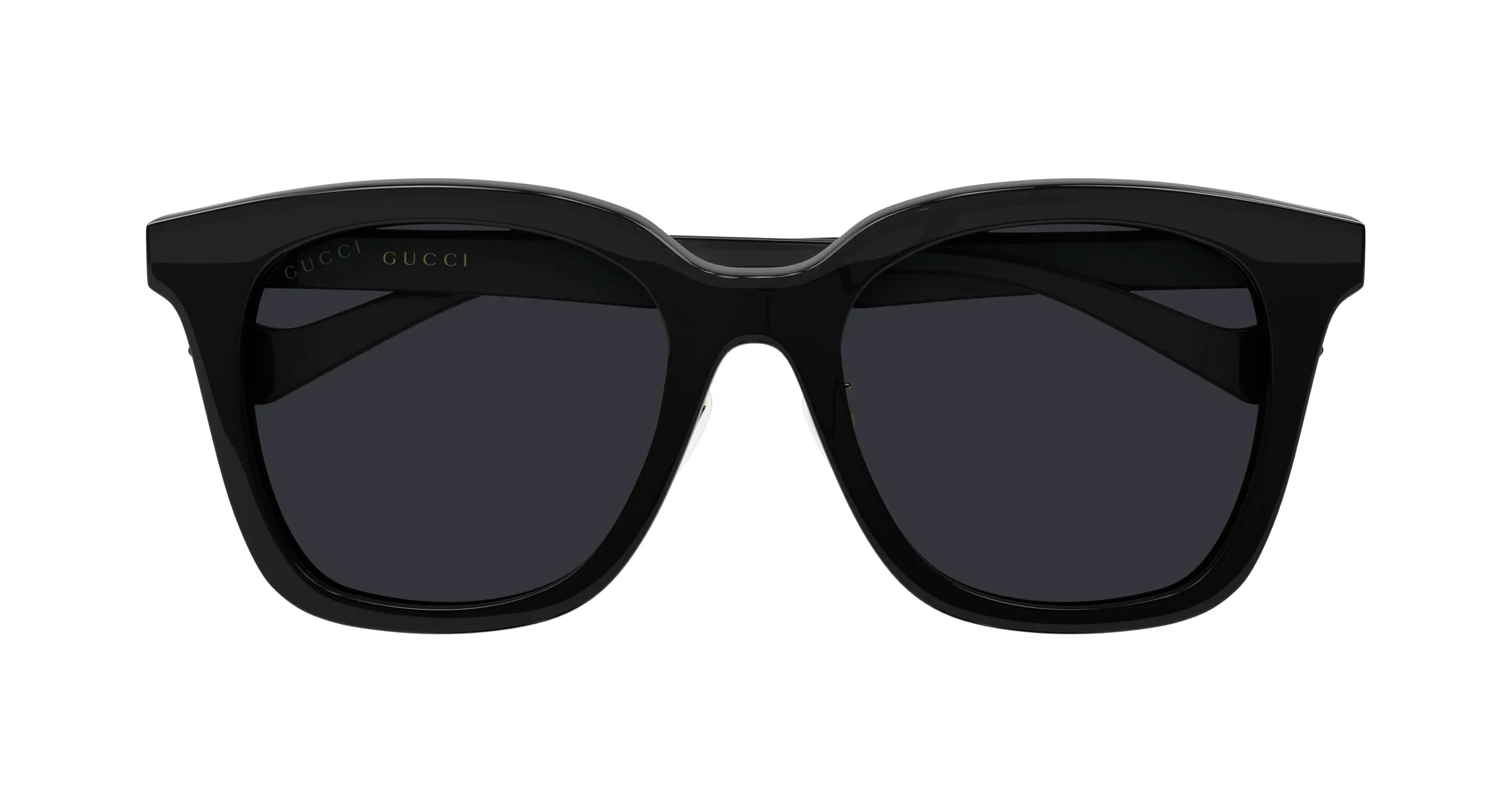Gucci GG1000SK 001 Occhiali da sole Acetato Nero Grigio Squadrata Normale - immagine 3