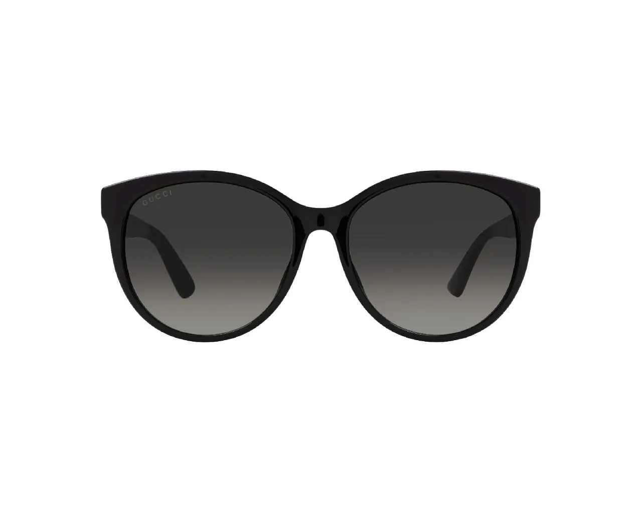 Gucci GG0636SK 001 Occhiali da sole Iniettato Nero Grigio Rotonda Normale Sfumato - immagine 2