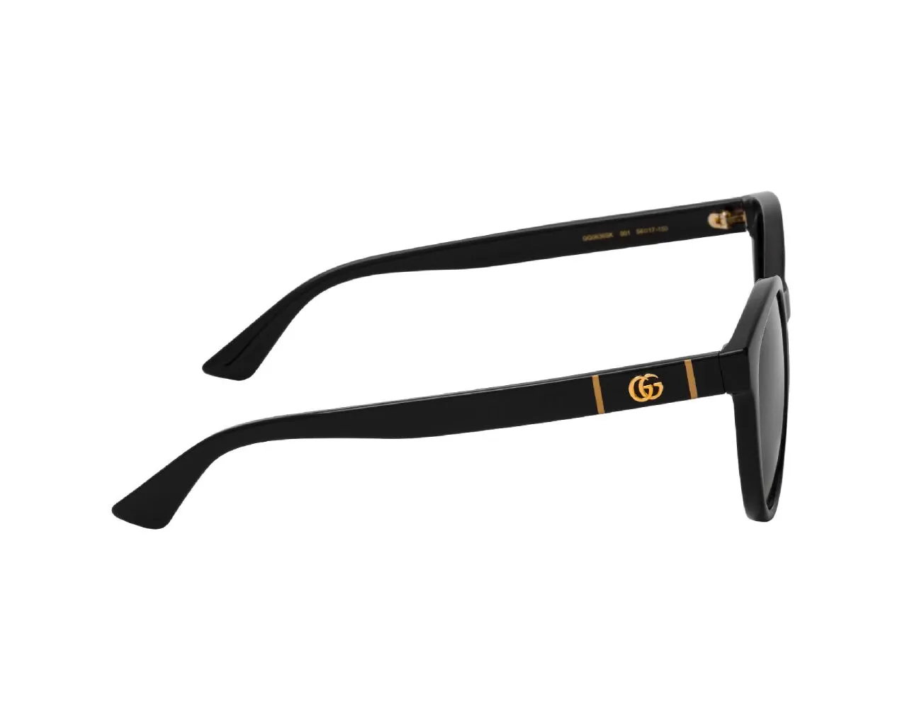 Gucci GG0636SK 001 Occhiali da sole Iniettato Nero Grigio Rotonda Normale Sfumato - immagine 3