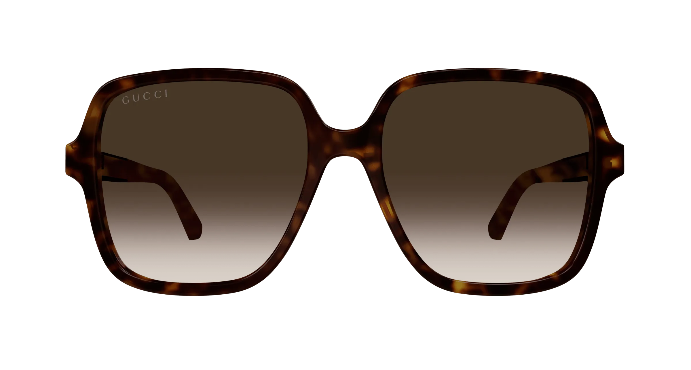 Gucci GG1189SA 003 Occhiali da sole Acetato Havana Marrone Squadrata Normale Sfumato - immagine 2