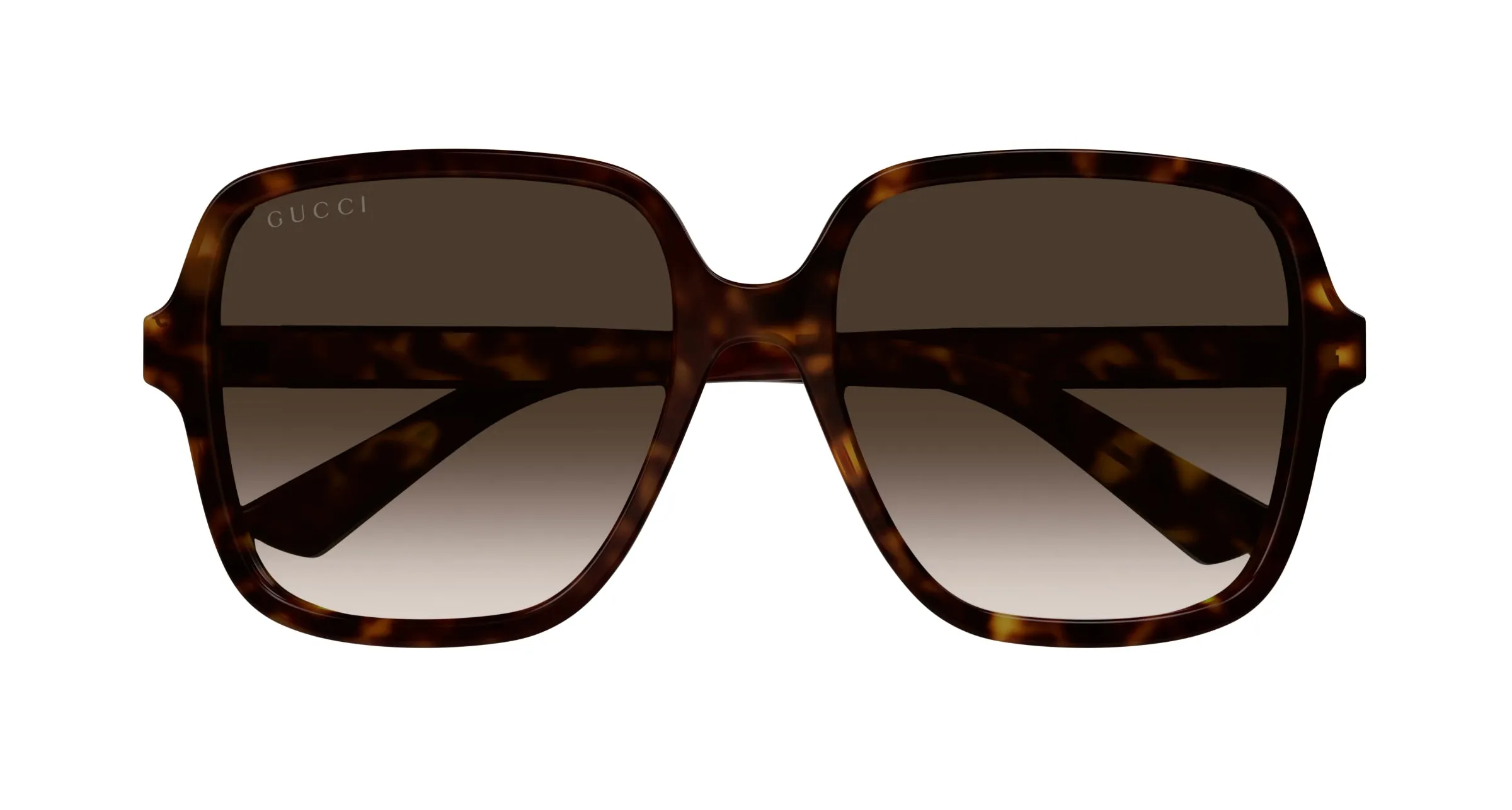 Gucci GG1189SA 003 Occhiali da sole Acetato Havana Marrone Squadrata Normale Sfumato - immagine 3