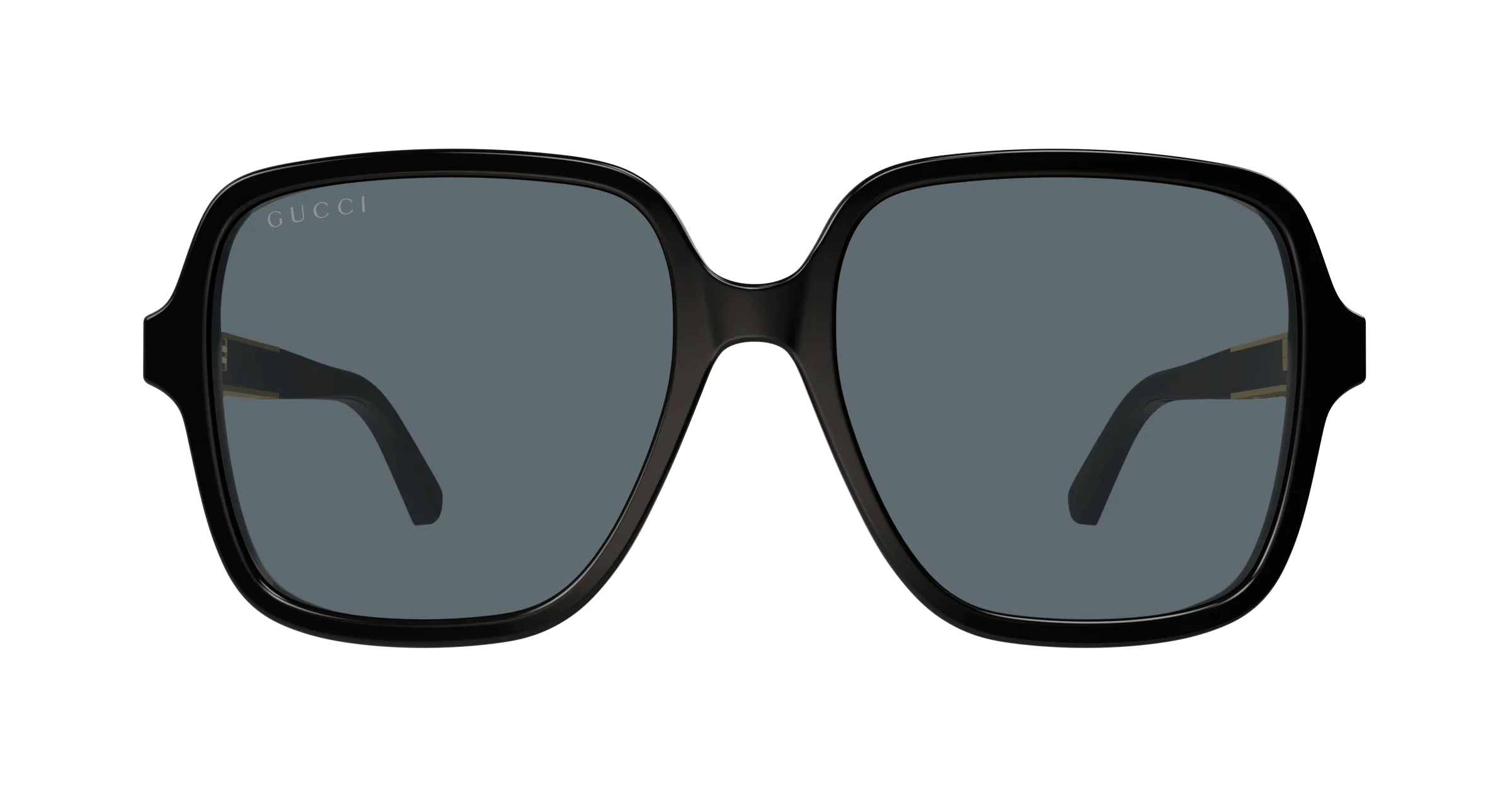 Gucci GG1189SA 002 Occhiali da sole Acetato Nero Grigio Squadrata Normale - immagine 2