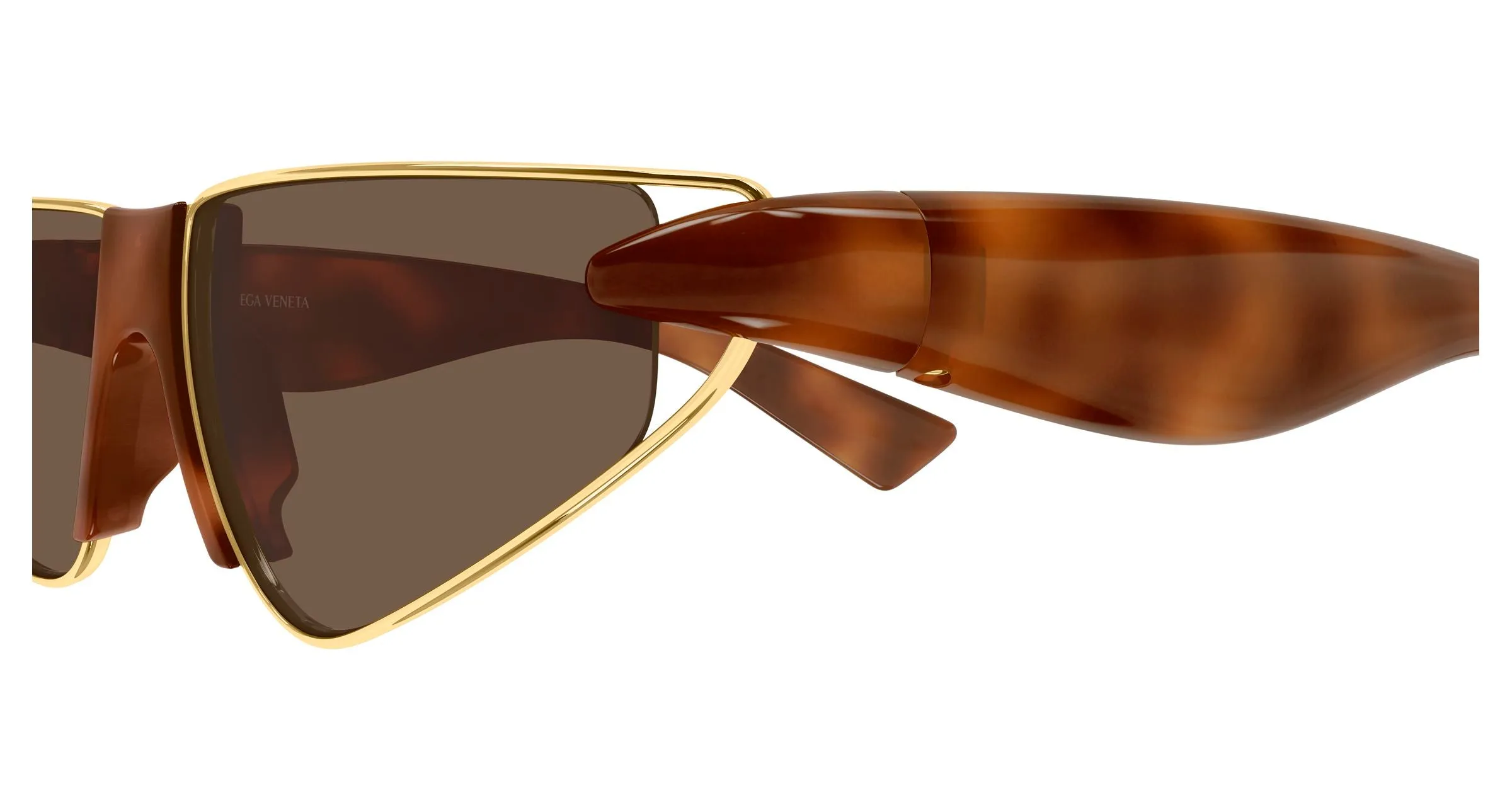 Bottega Veneta BV1523S 002 Occhiali da sole Bio-iniettato Havana Marrone Cat Eye - immagine 3