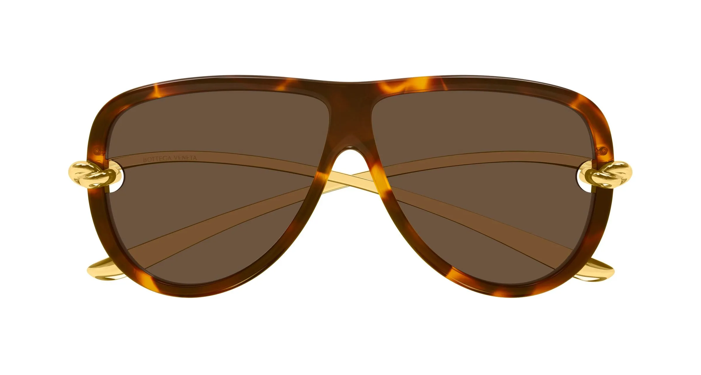 Bottega Veneta BV1513S 002 Occhiali da sole Bio-iniettato Havana Marrone Pilot - immagine 2