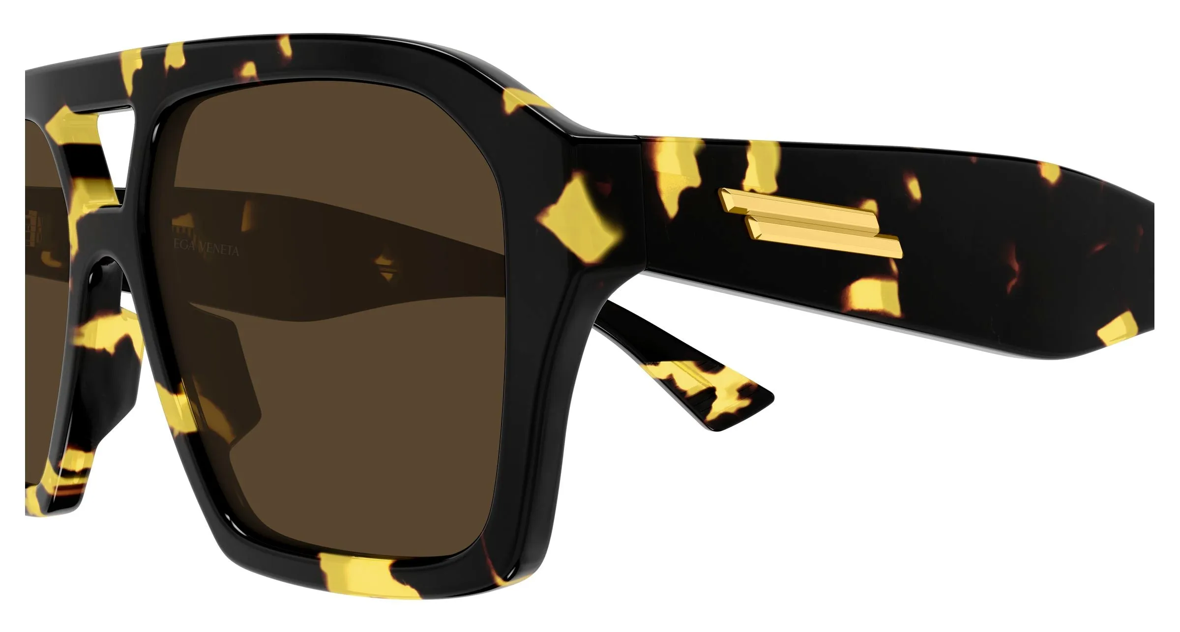 Bottega Veneta BV1501S 002 Occhiali da sole Acetato Havana Marrone Squadrata - immagine 3
