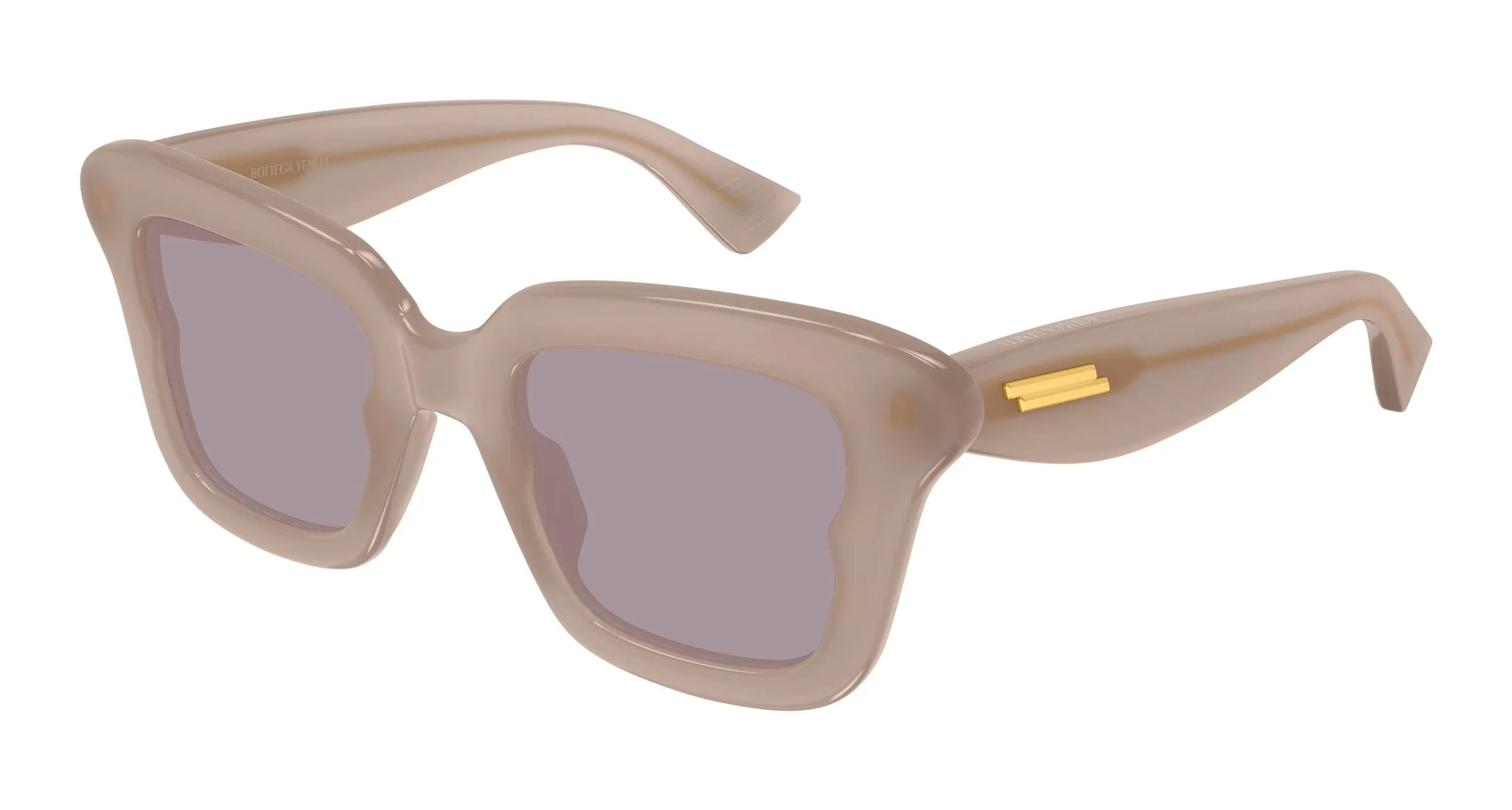 Bottega Veneta BV1493S 004 Occhiali da sole Acetato Viola Marrone Farfalla - immagine 1