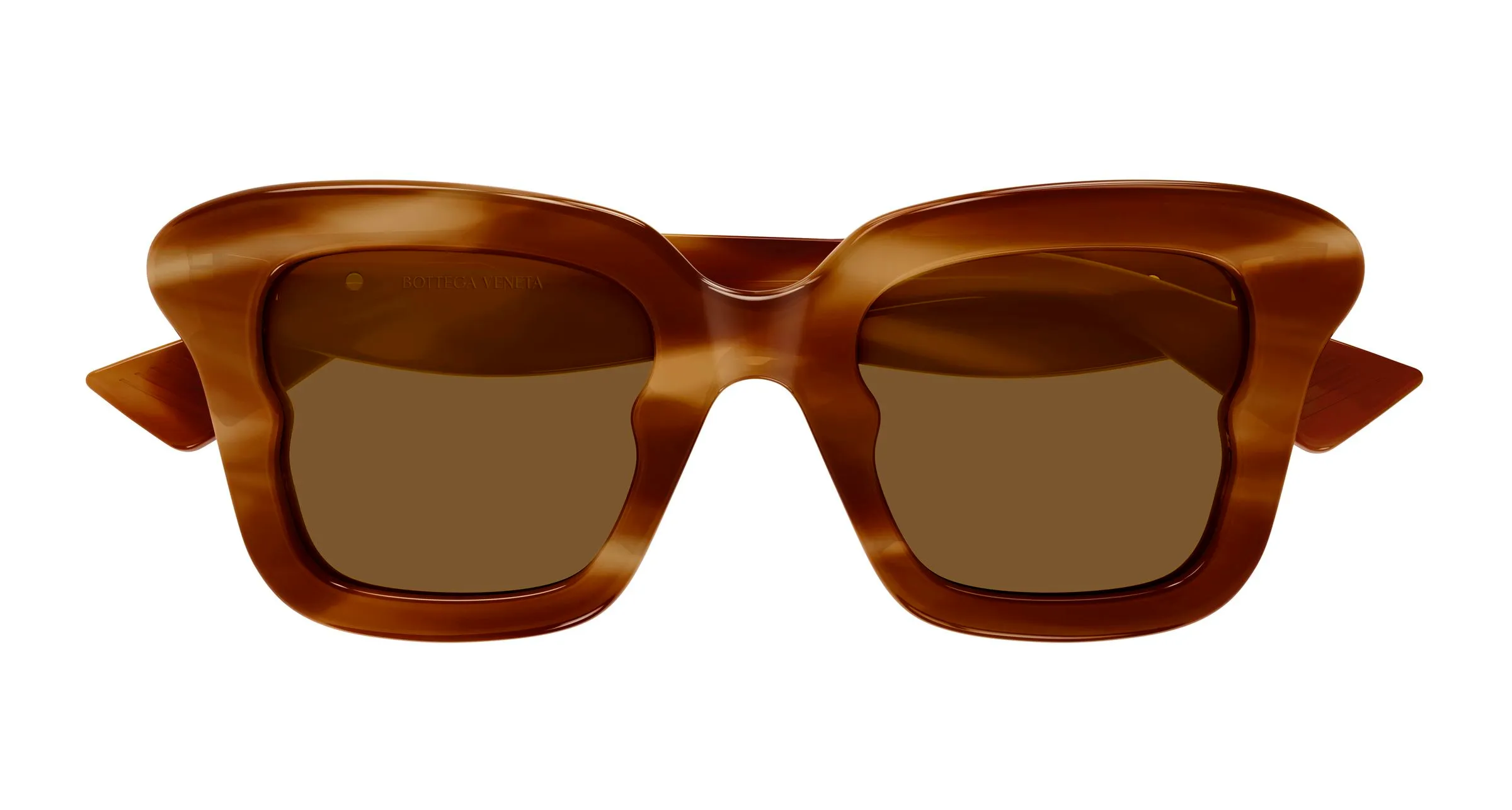 Bottega Veneta BV1493S 002 Occhiali da sole Acetato Havana Marrone Farfalla - immagine 2