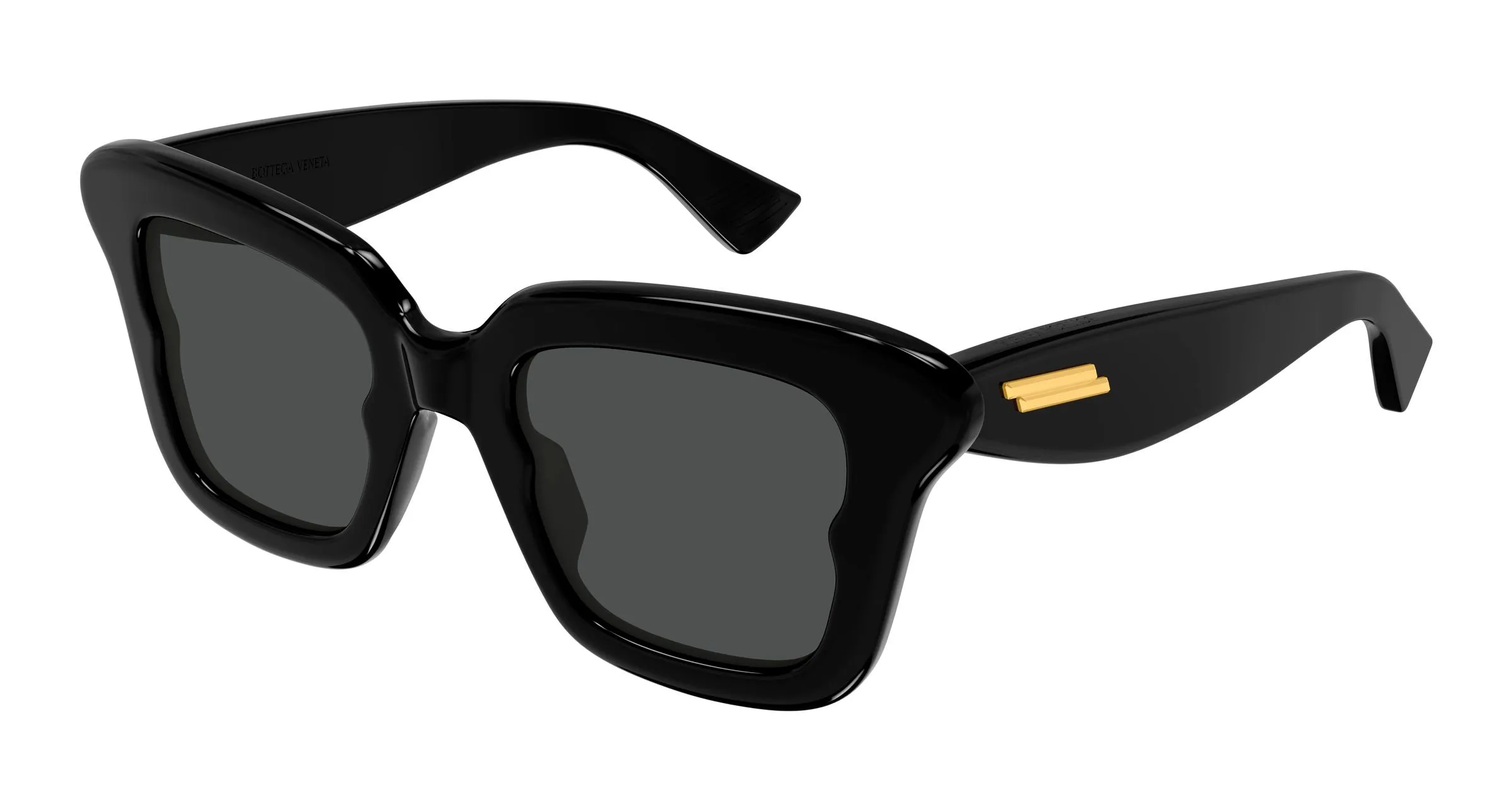 Bottega Veneta BV1493S 001 Occhiali da sole Acetato Nero Grigio Farfalla - immagine 1
