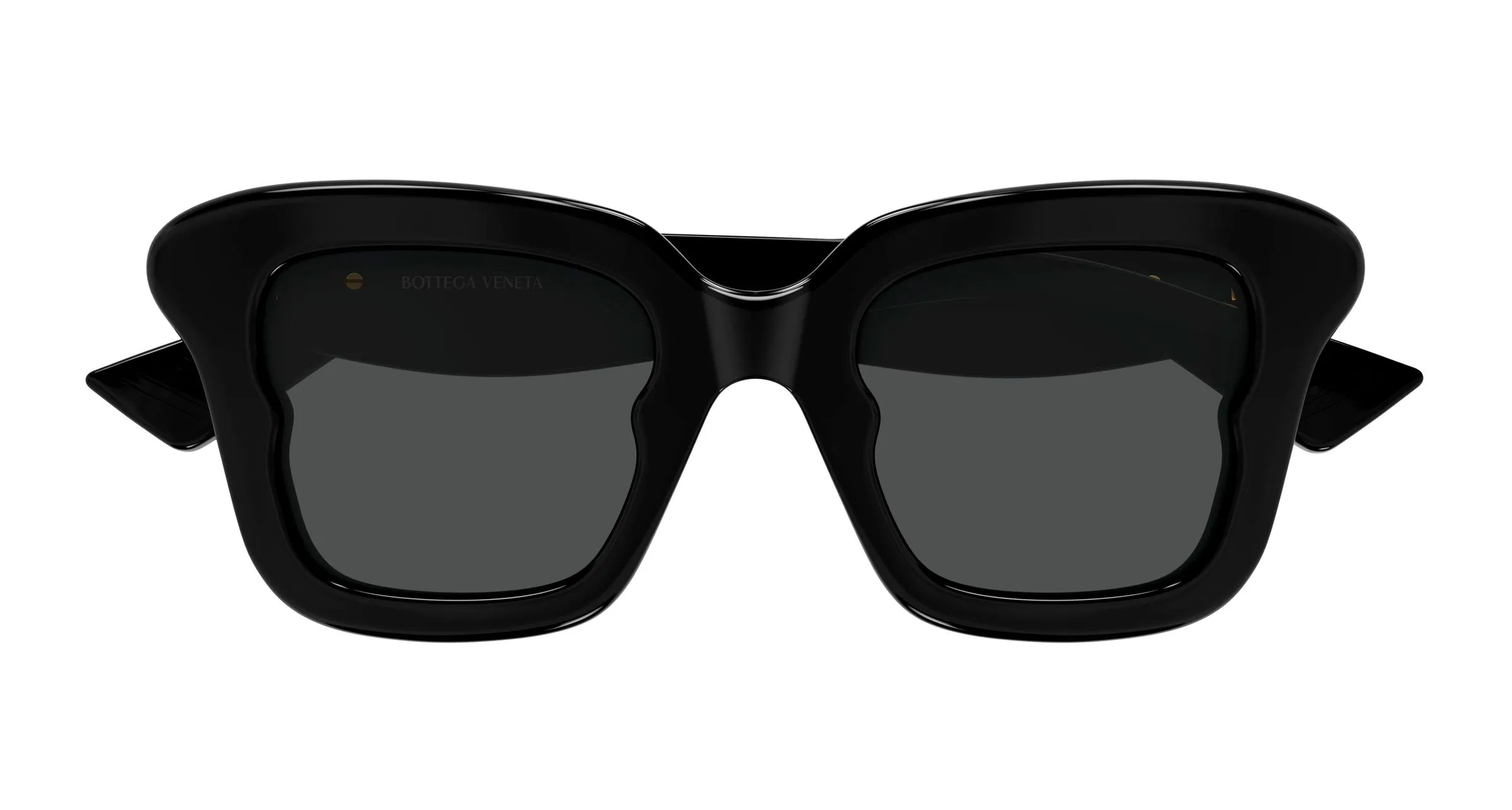Bottega Veneta BV1493S 001 Occhiali da sole Acetato Nero Grigio Farfalla - immagine 2