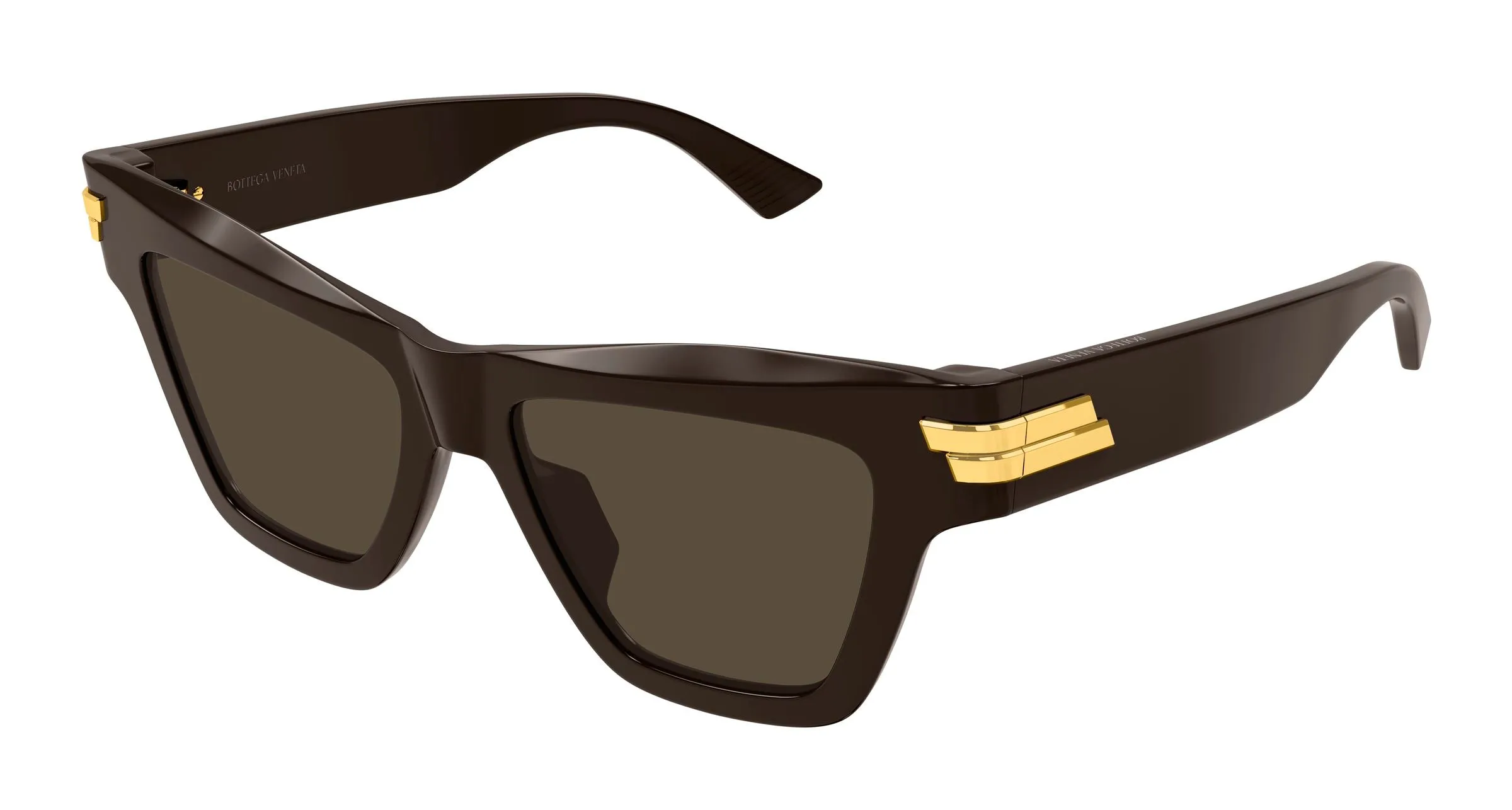 Bottega Veneta BV1489S 004 Occhiali da sole Acetato Marrone Marrone Cat Eye - immagine 1