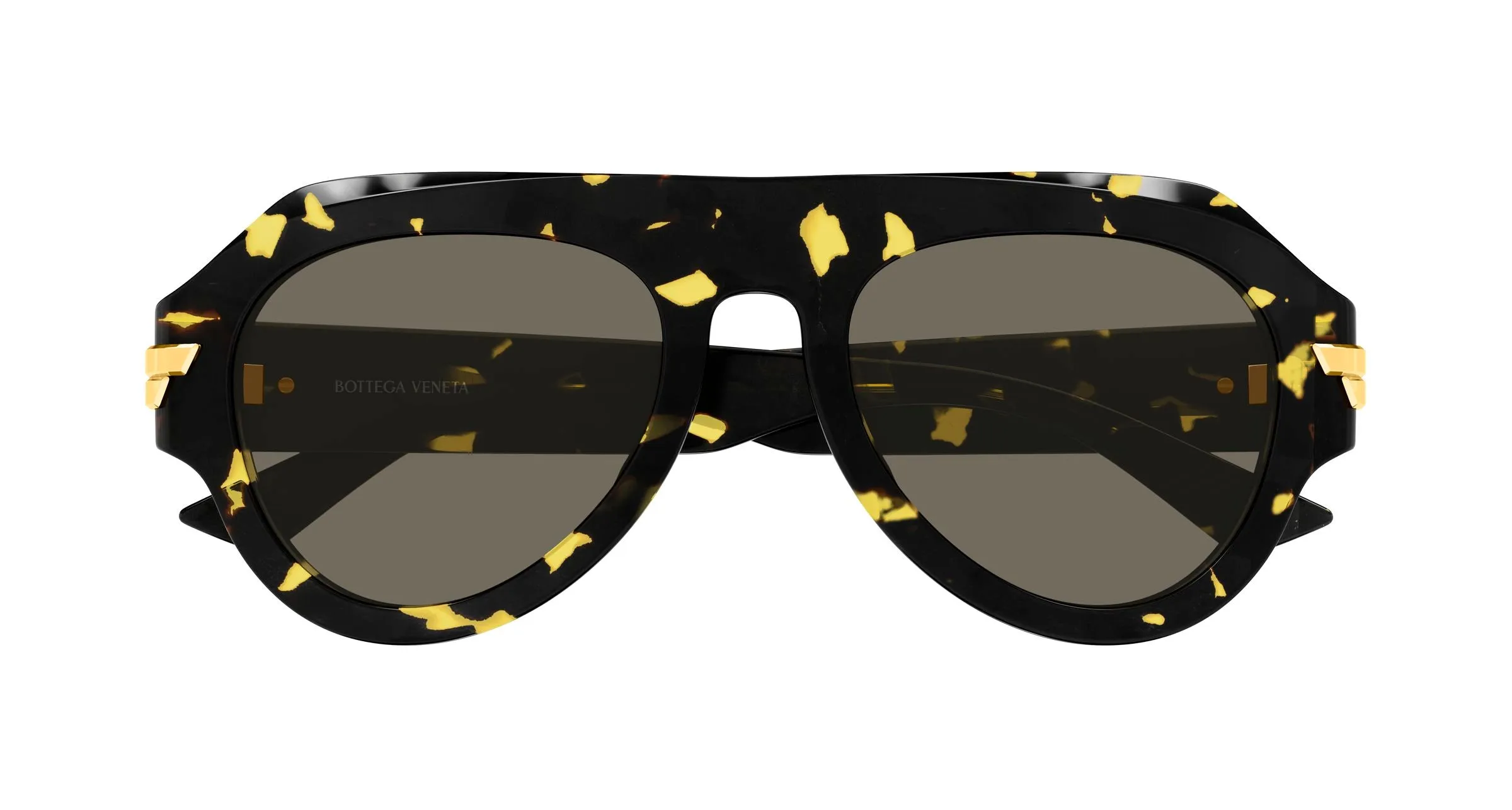 Bottega Veneta BV1488S 002 Occhiali da sole Acetato Havana Marrone Pilot - immagine 2