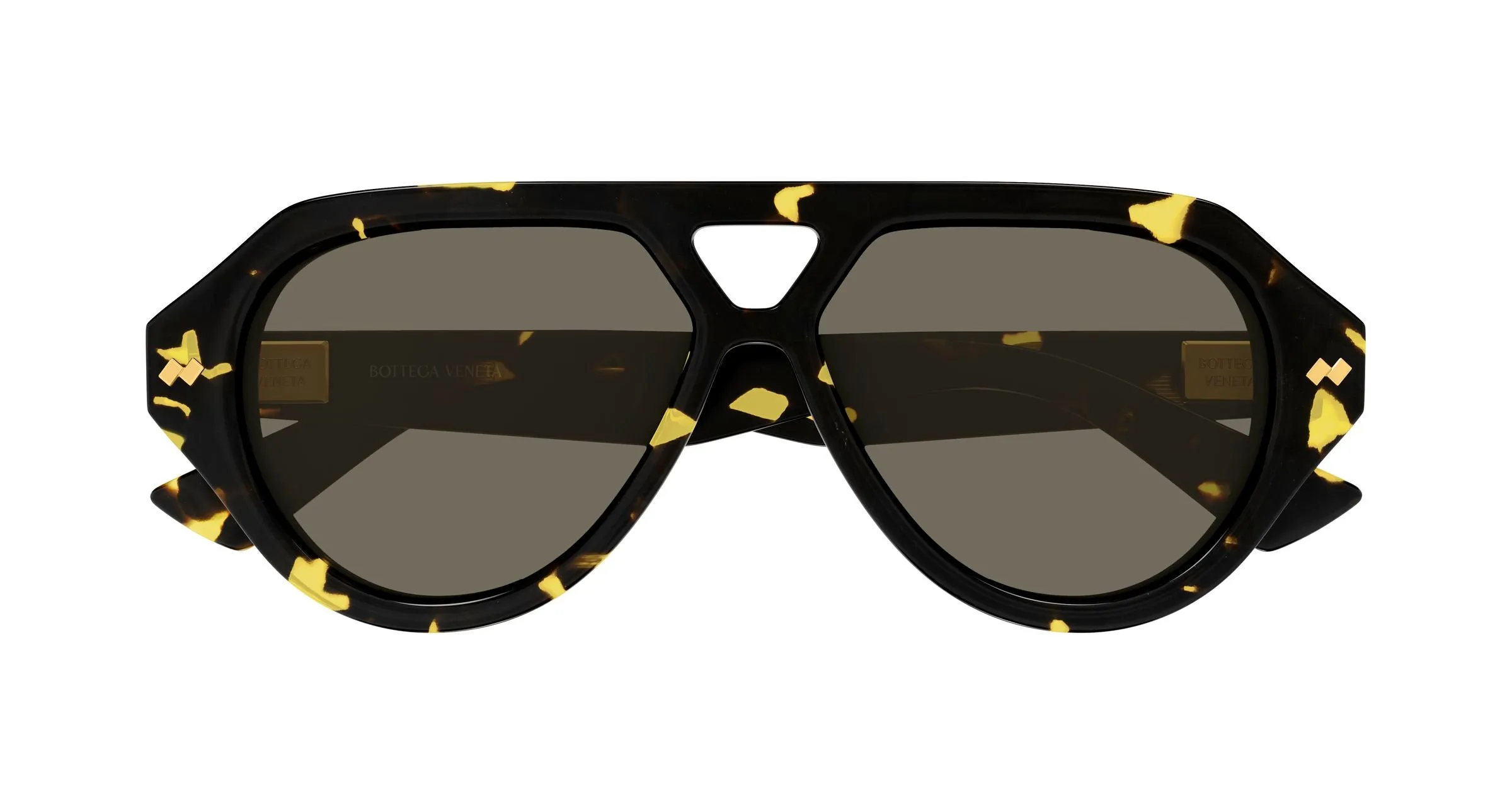 Bottega Veneta BV1485S 002 Occhiali da sole Acetato Havana Marrone Pilot - immagine 2