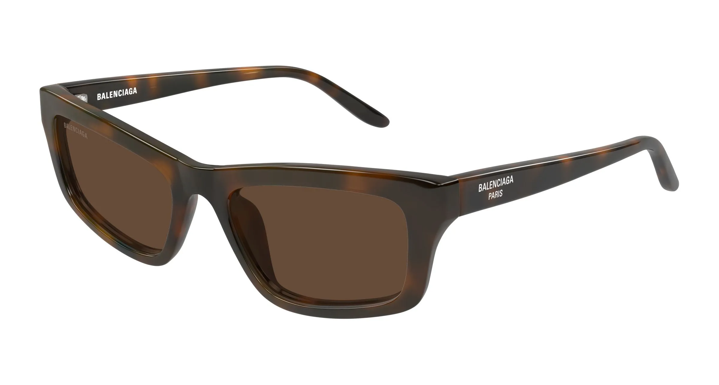 Balenciaga BB0527S 002 Occhiali da sole Acetato Havana Marrone Cat Eye - immagine 1