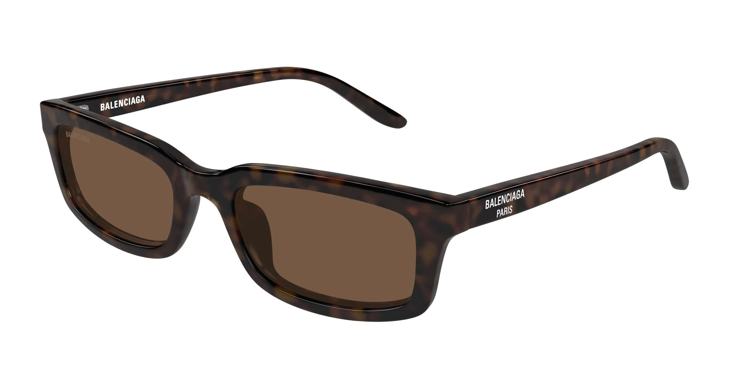 Balenciaga BB0526S 002 Occhiali da sole Acetato Havana Marrone Squadrata - immagine 1