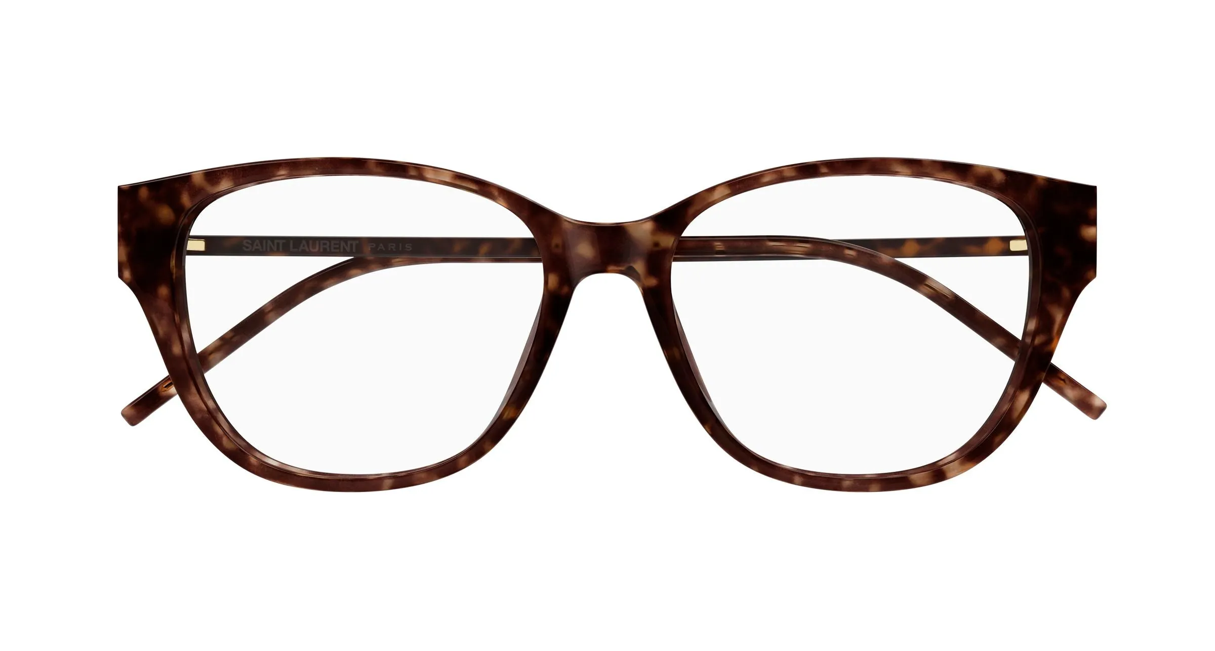 SAINT LAURENT SL M48O_C/FN 003 Montature da vista Acetato Havana Trasparente Squadrata ["Antiriflesso"] - immagine 2