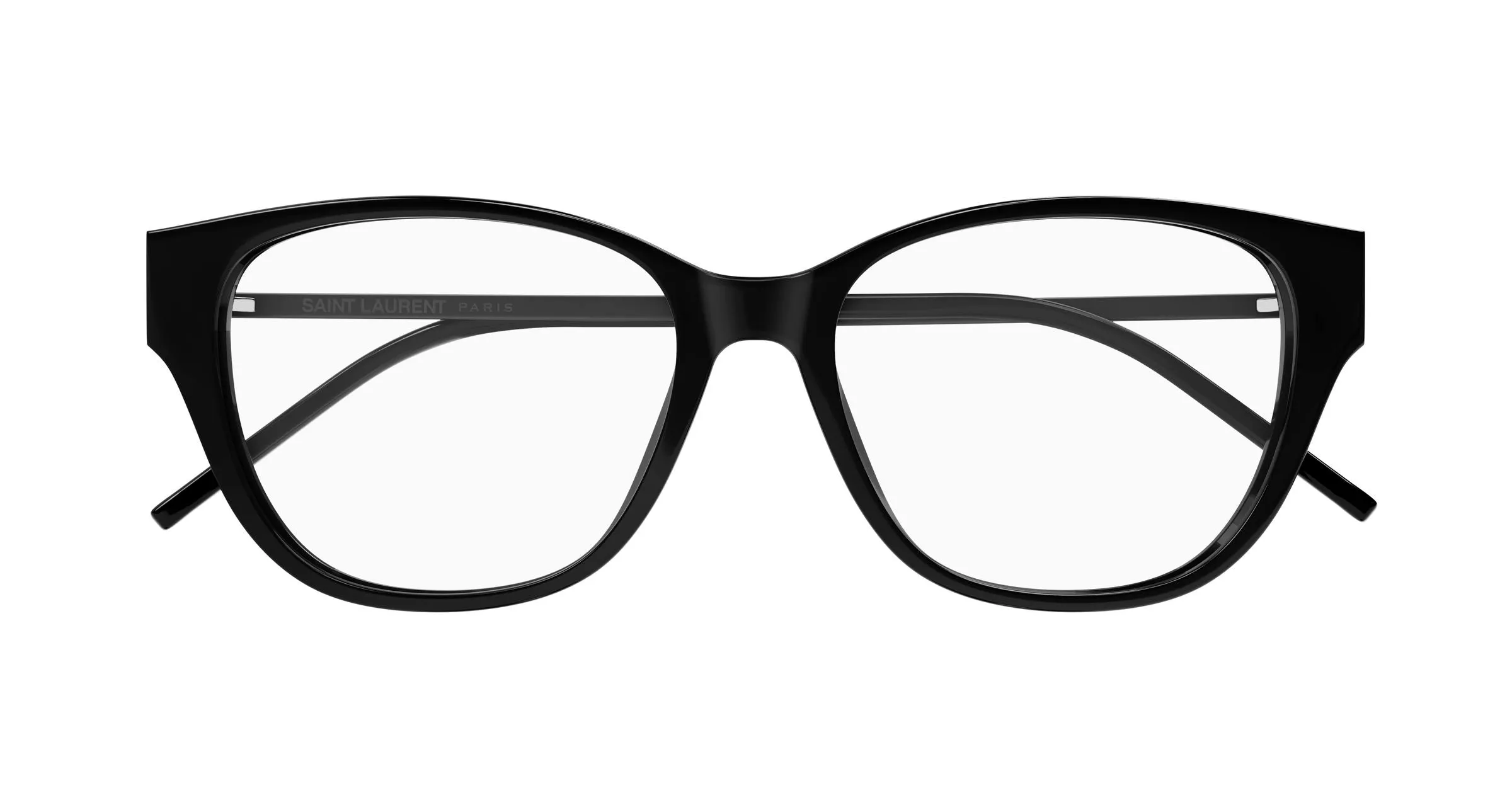SAINT LAURENT SL M48O_C/FN 002 Montature da vista Acetato Nero Trasparente Squadrata ["Antiriflesso"] - immagine 2