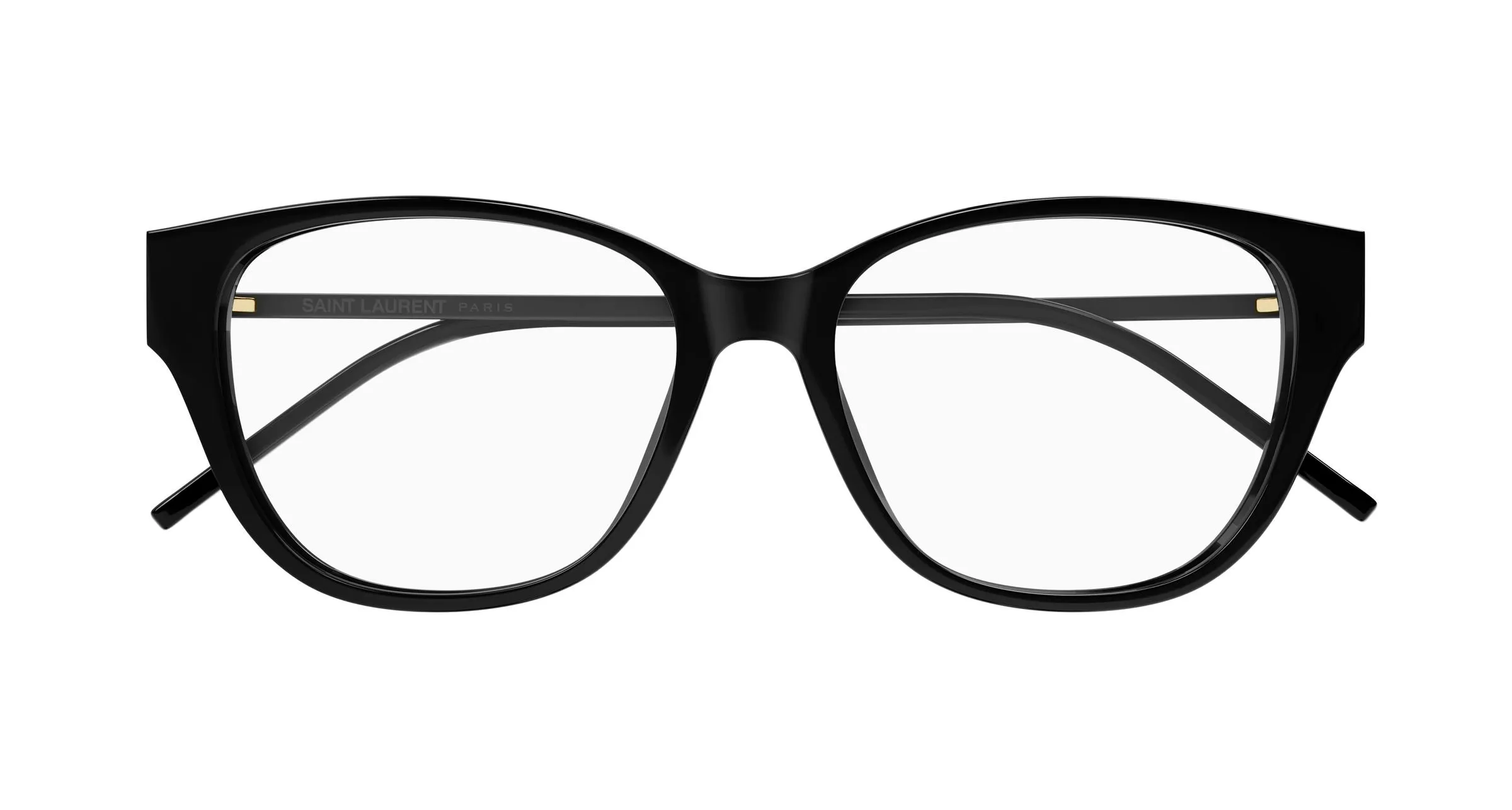 SAINT LAURENT SL M48O_C/FN 001 Montature da vista Acetato Nero Trasparente Squadrata ["Antiriflesso"] - immagine 2