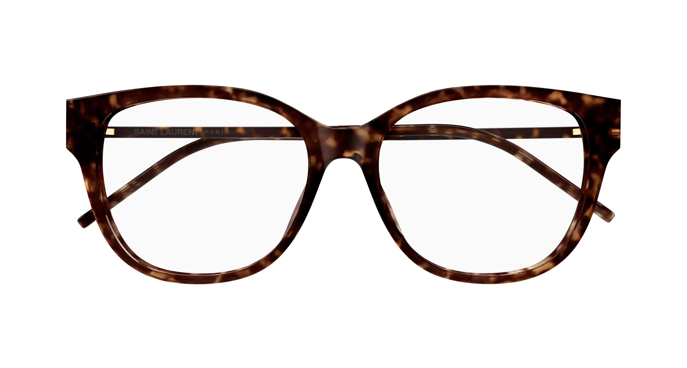 SAINT LAURENT SL M48O_B/FN 003 Montature da vista Acetato Havana Trasparente Squadrata ["Antiriflesso"] - immagine 2