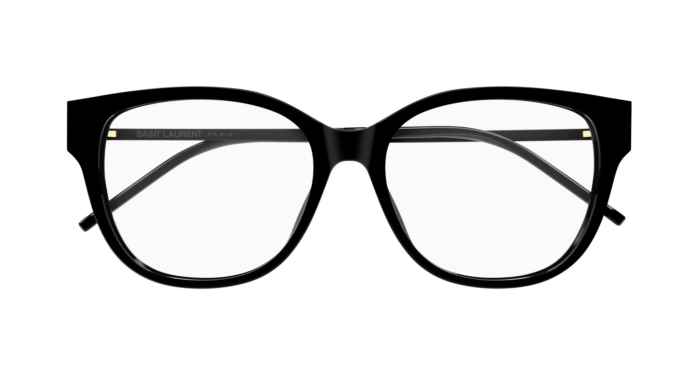 SAINT LAURENT SL M48O_B/FN 001 Montature da vista Acetato Nero Trasparente Squadrata ["Antiriflesso"] - immagine 2