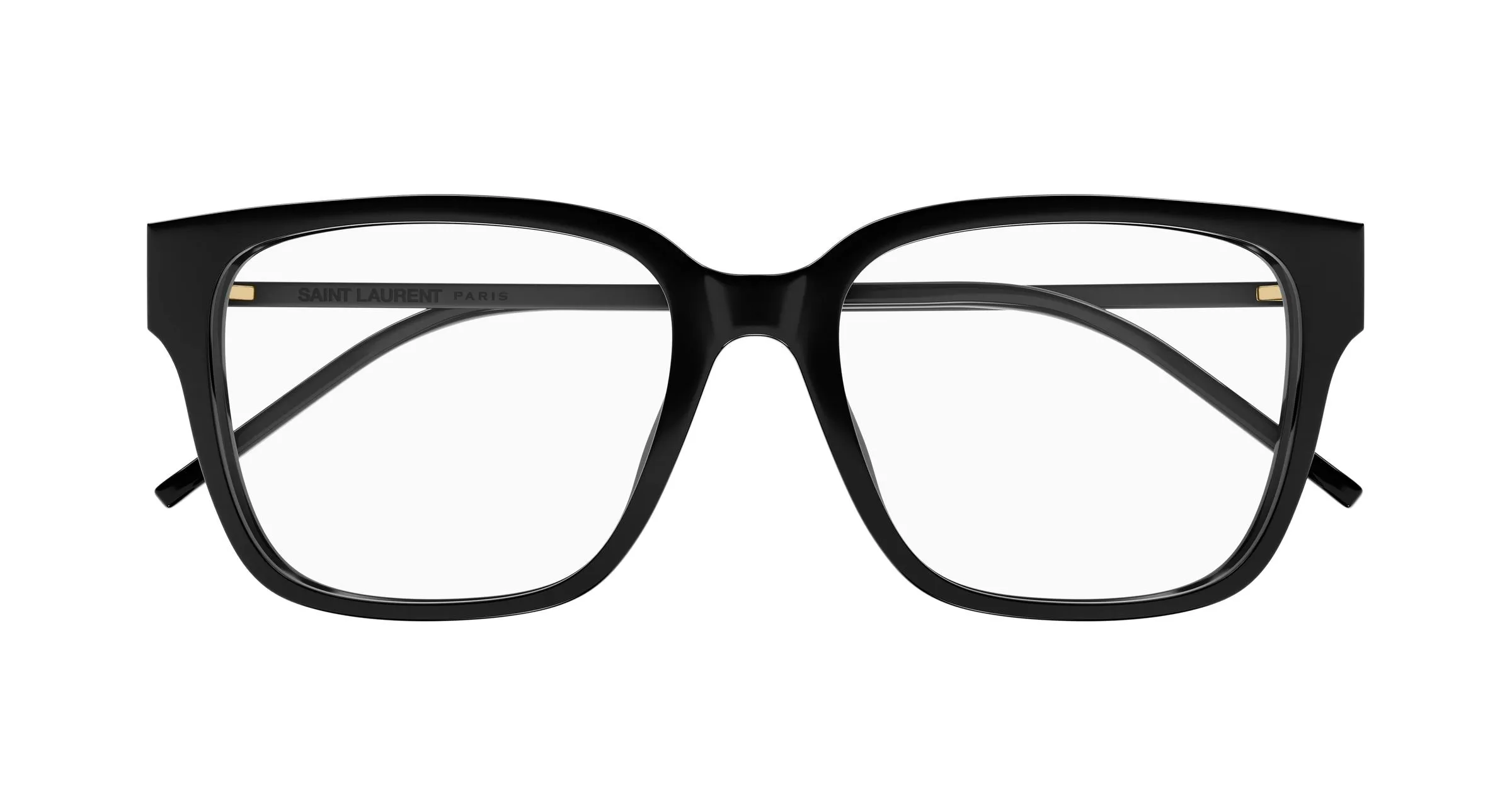 SAINT LAURENT SL M48O_A/FN 001 Montature da vista Acetato Nero Trasparente Squadrata ["Antiriflesso"] - immagine 2