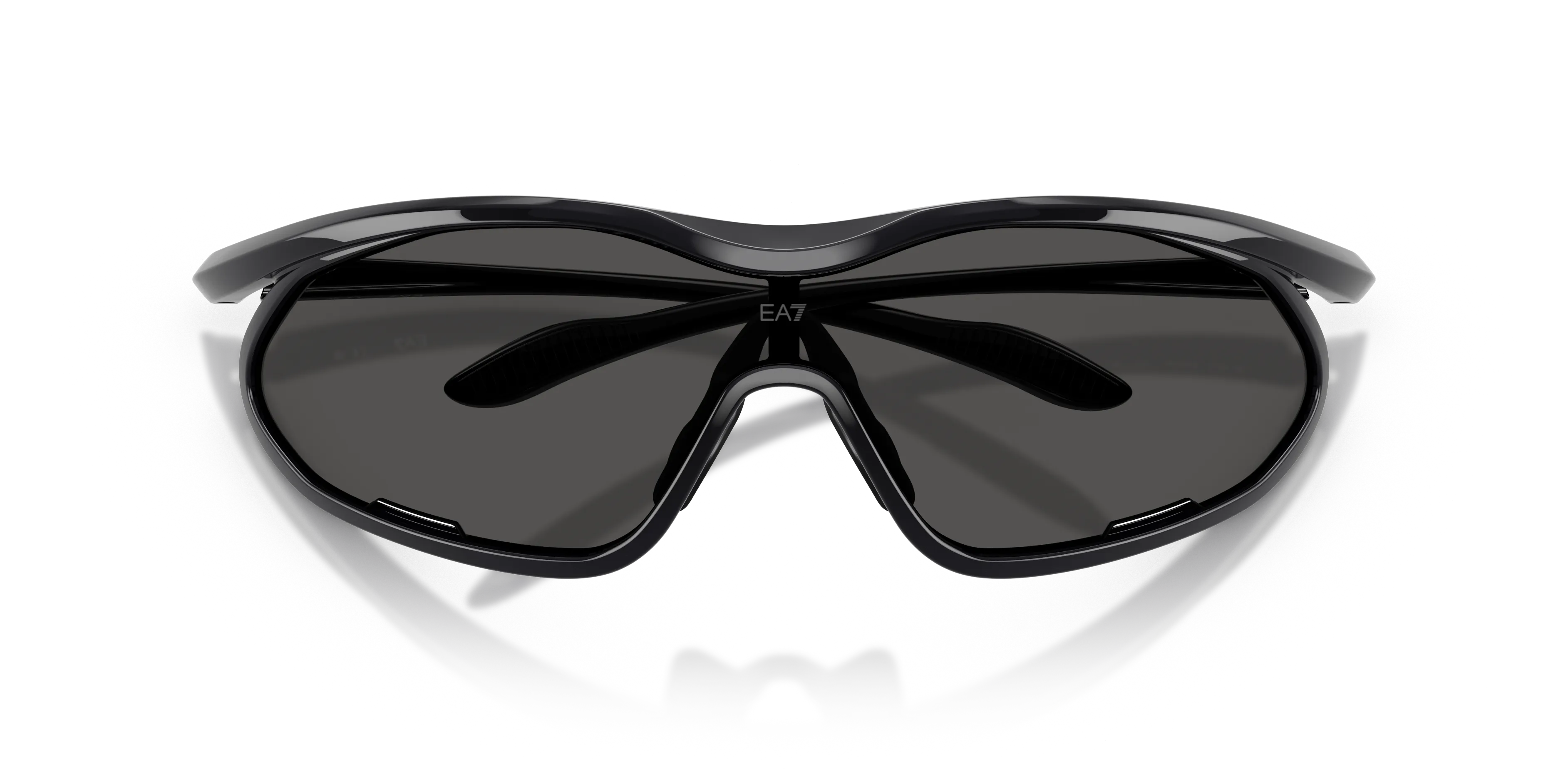Moncler Q74013 644087 Occhiali da sole Iniettato Blu Grigio Geometrica Normale - immagine 2