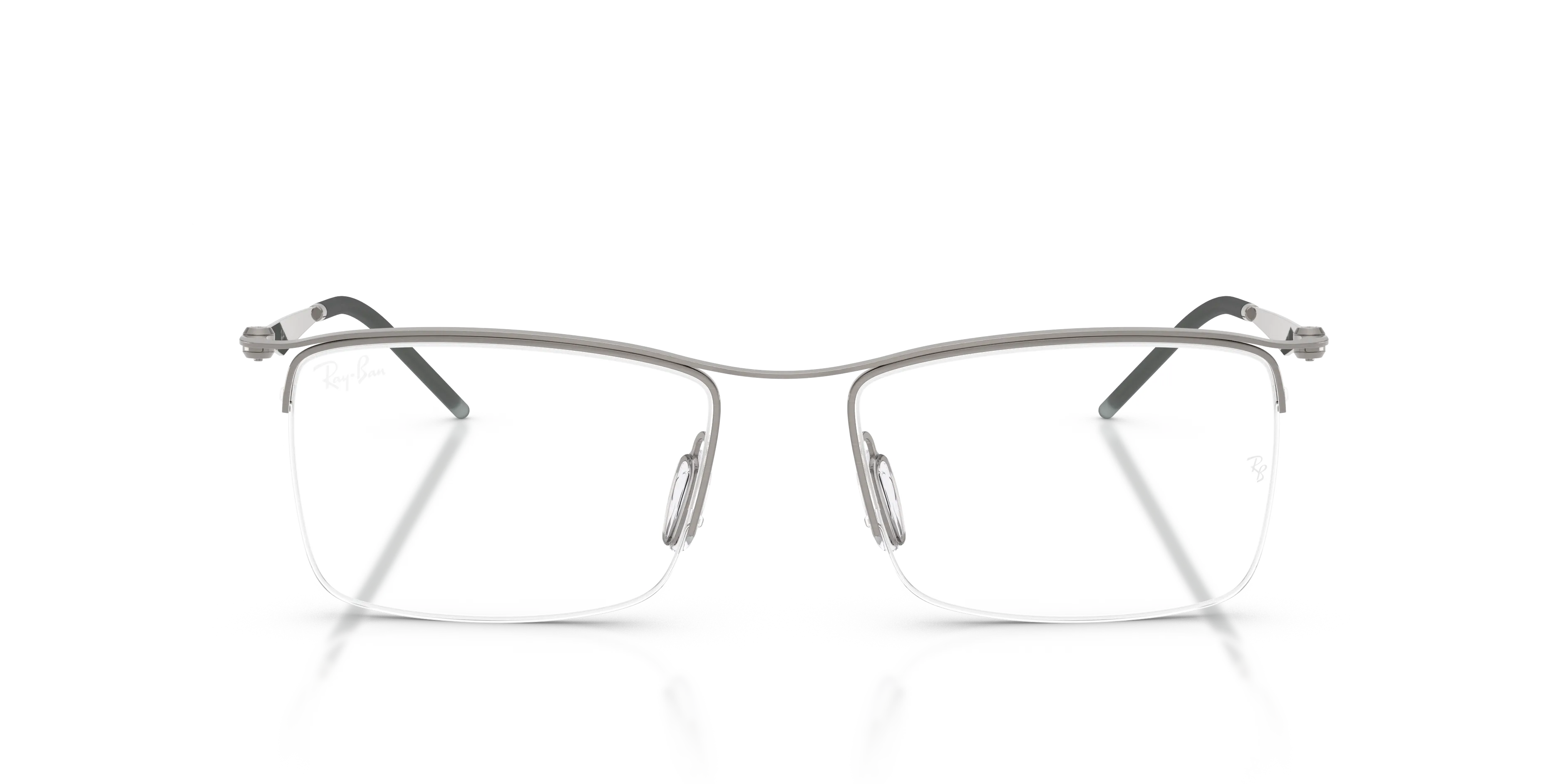 Ray - Ban RX7554 3214 Montature da vista Metallo Grigio Squadrata Normale - immagine 3