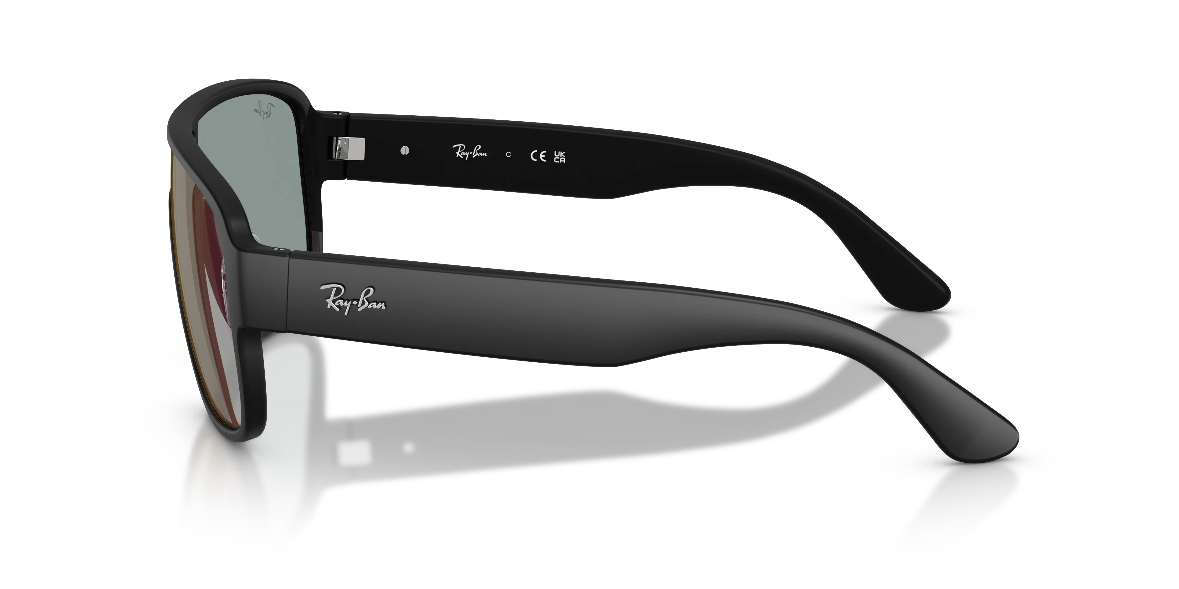 Ray - Ban RB2229 901SB2 Occhiali da sole Acetato Nero Squadrata Normale - immagine 4