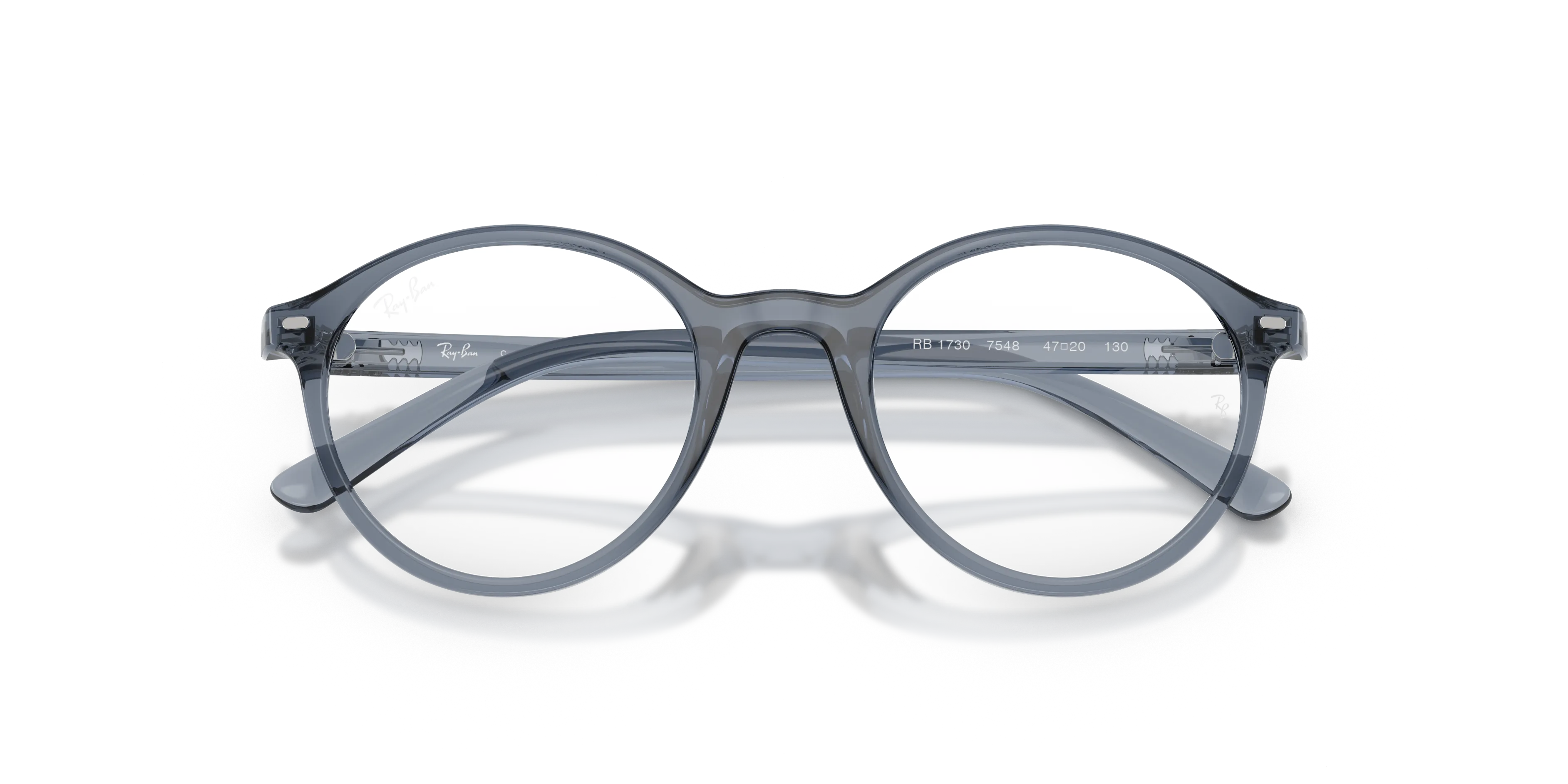 Ray - Ban RY1730 7548 Montature da vista Nylon Blu Pantos Normale - immagine 2