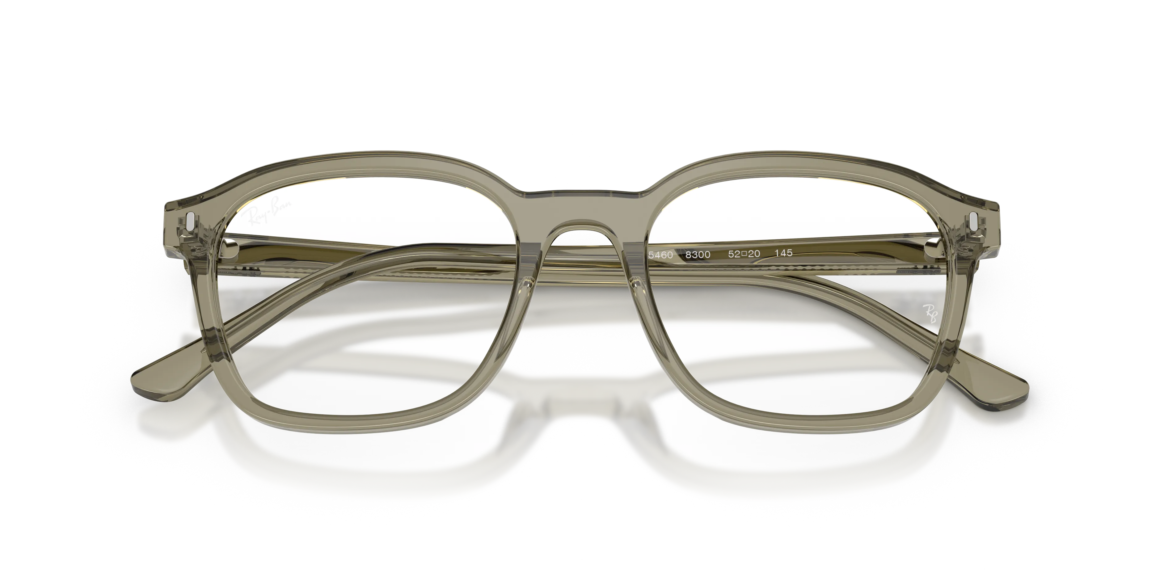 Ray - Ban RX5460 8300 Montature da vista Acetato Verde Squadrata Normale - immagine 2
