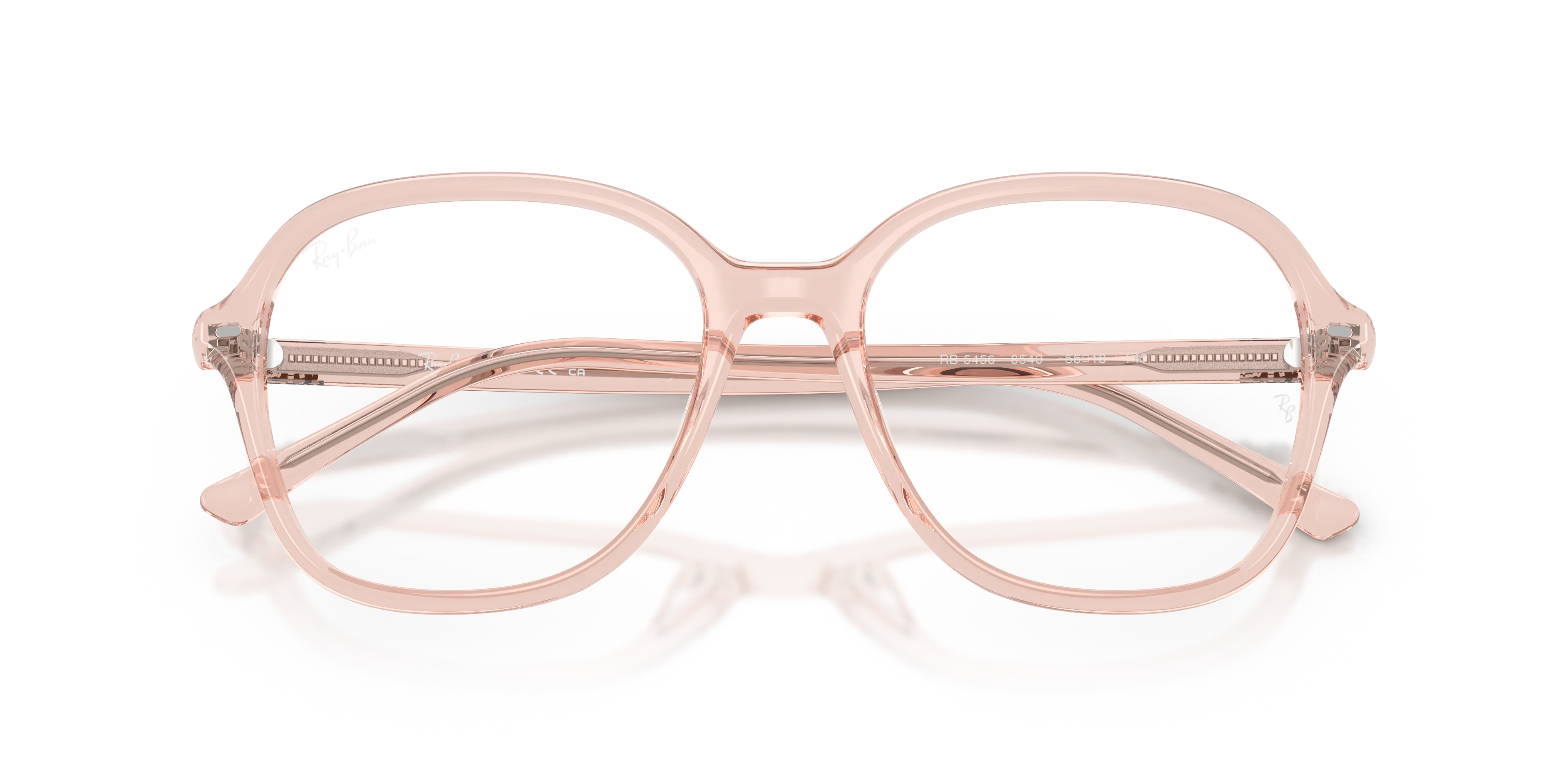 Ray - Ban RX5456 8540 Montature da vista Acetato Rosa Squadrata Normale - immagine 2