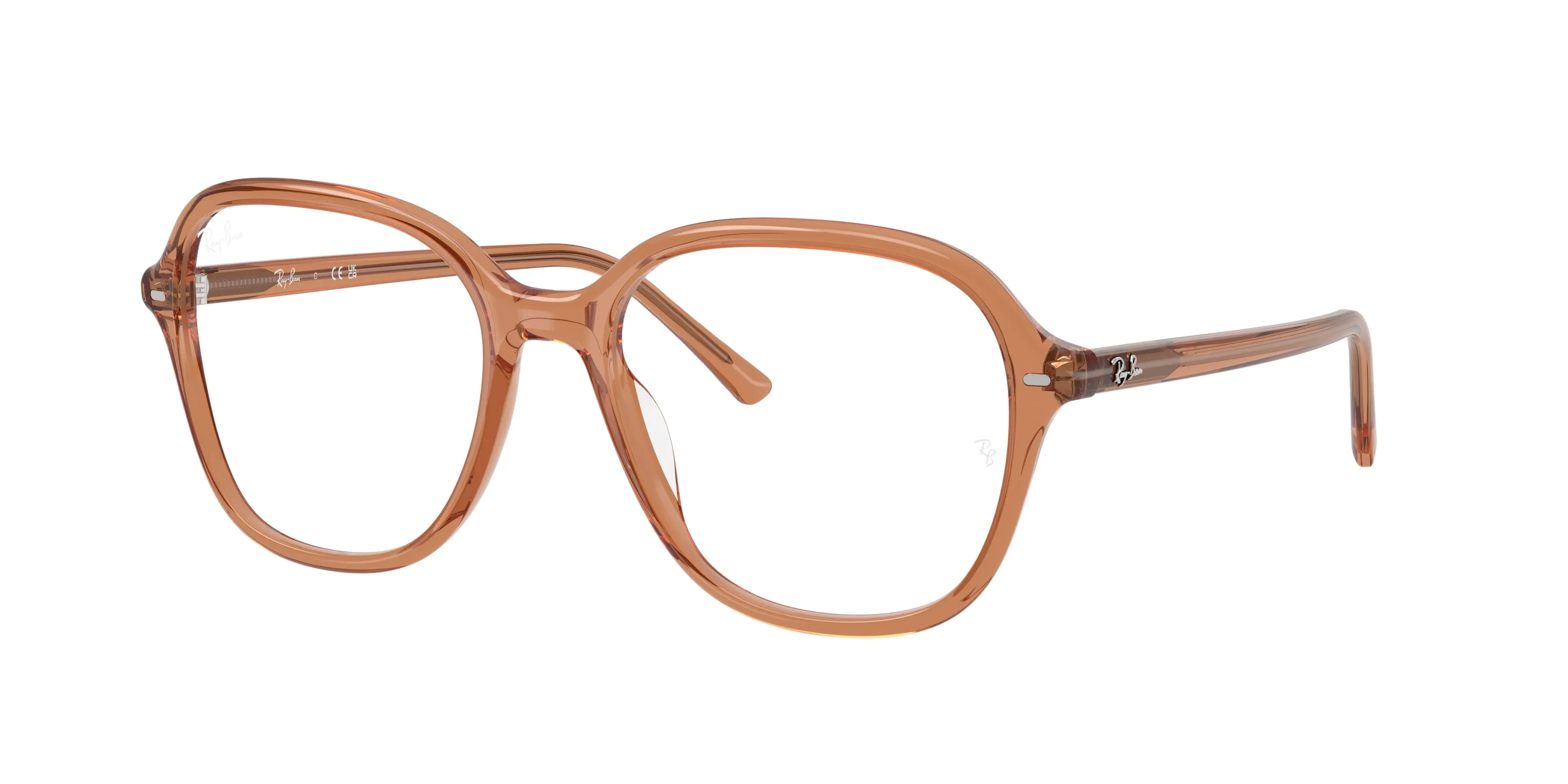Ray - Ban RX5456 8537 Montature da vista Acetato Marrone Squadrata Normale - immagine 1