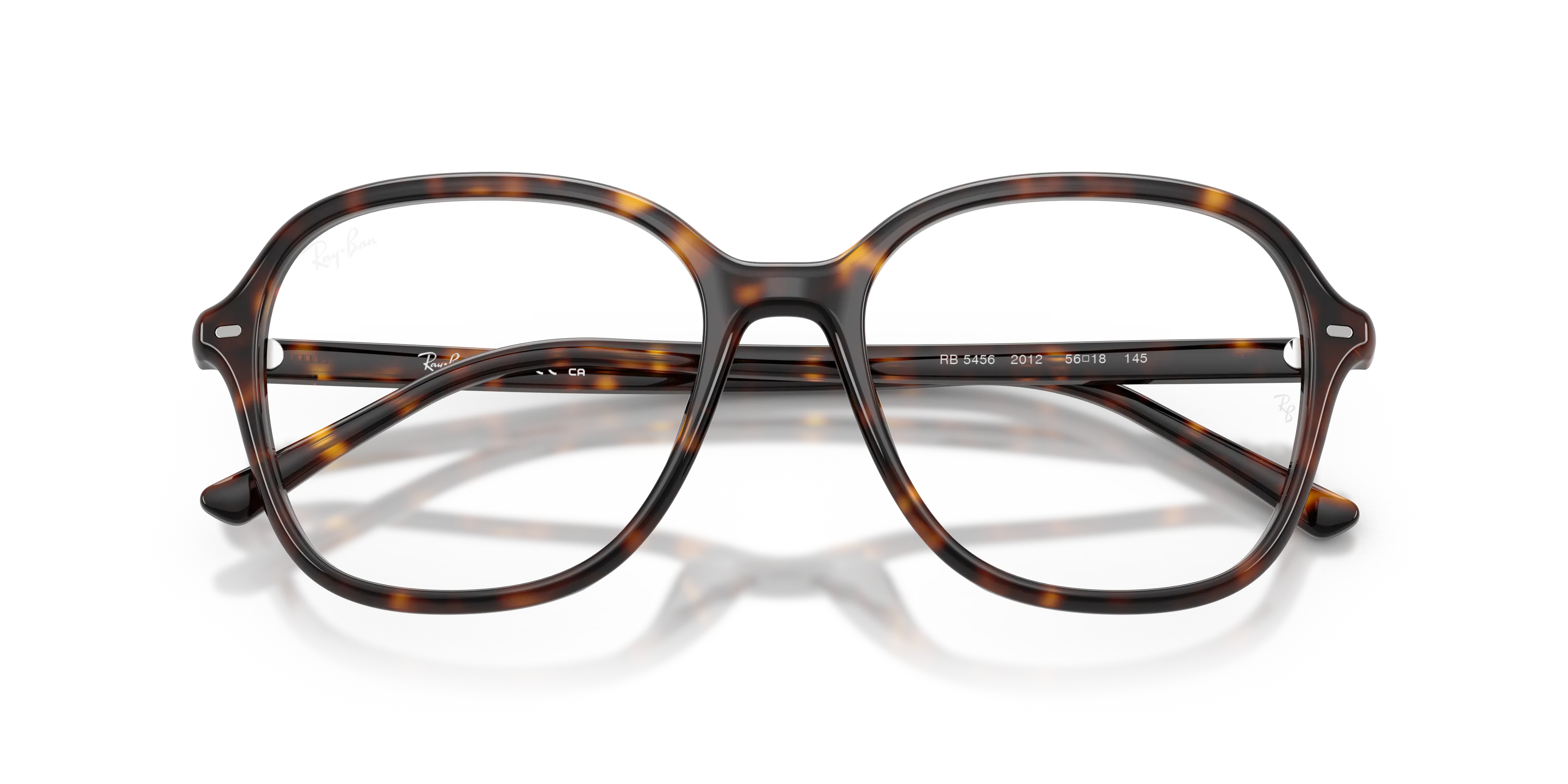 Ray - Ban RX5456 2012 Montature da vista Acetato Tartaruga Squadrata Normale - immagine 2