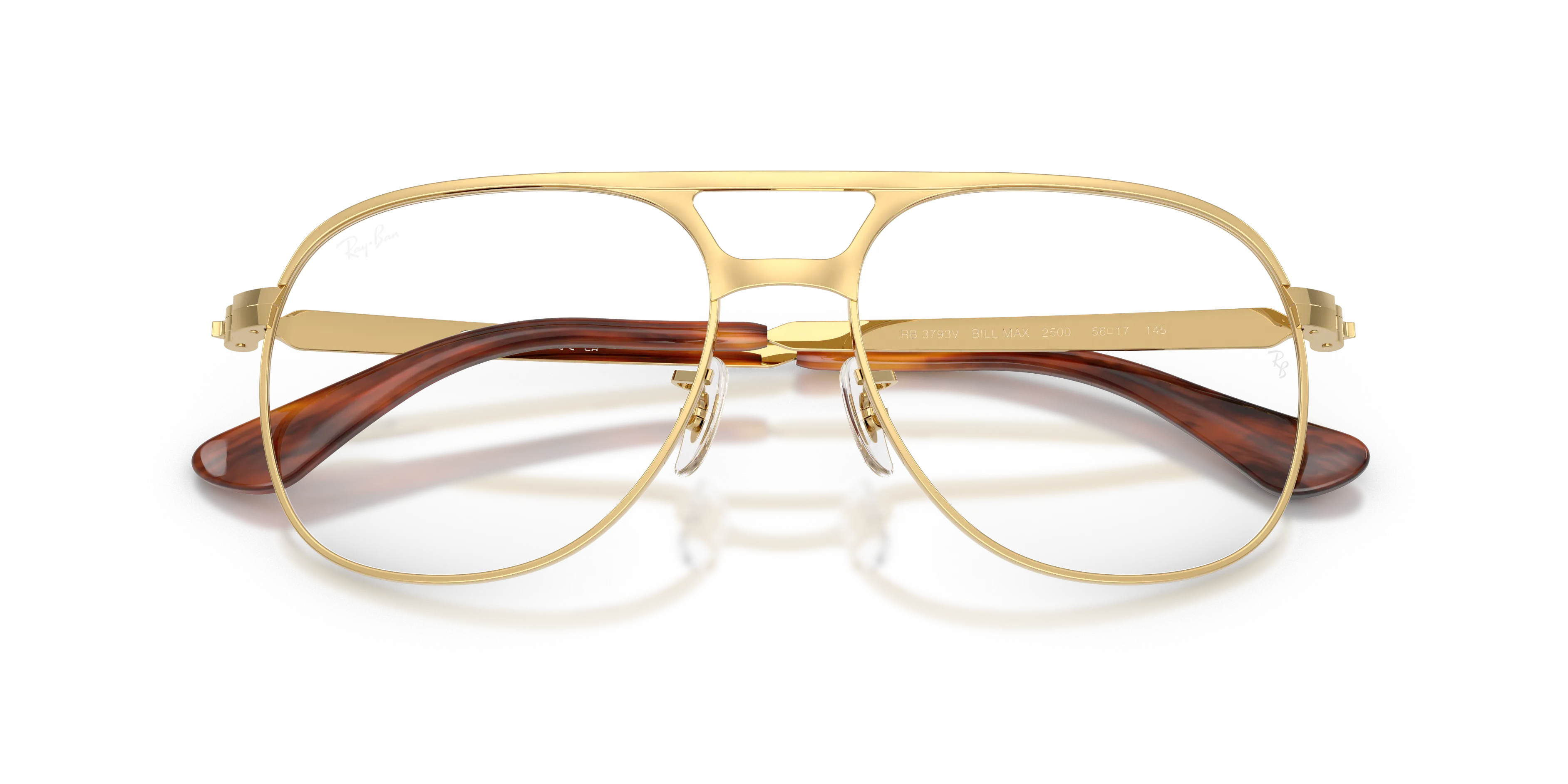 Ray - Ban RX3793V BILL MAX 2500 Montature da vista Metallo Oro Squadrata Normale - immagine 2
