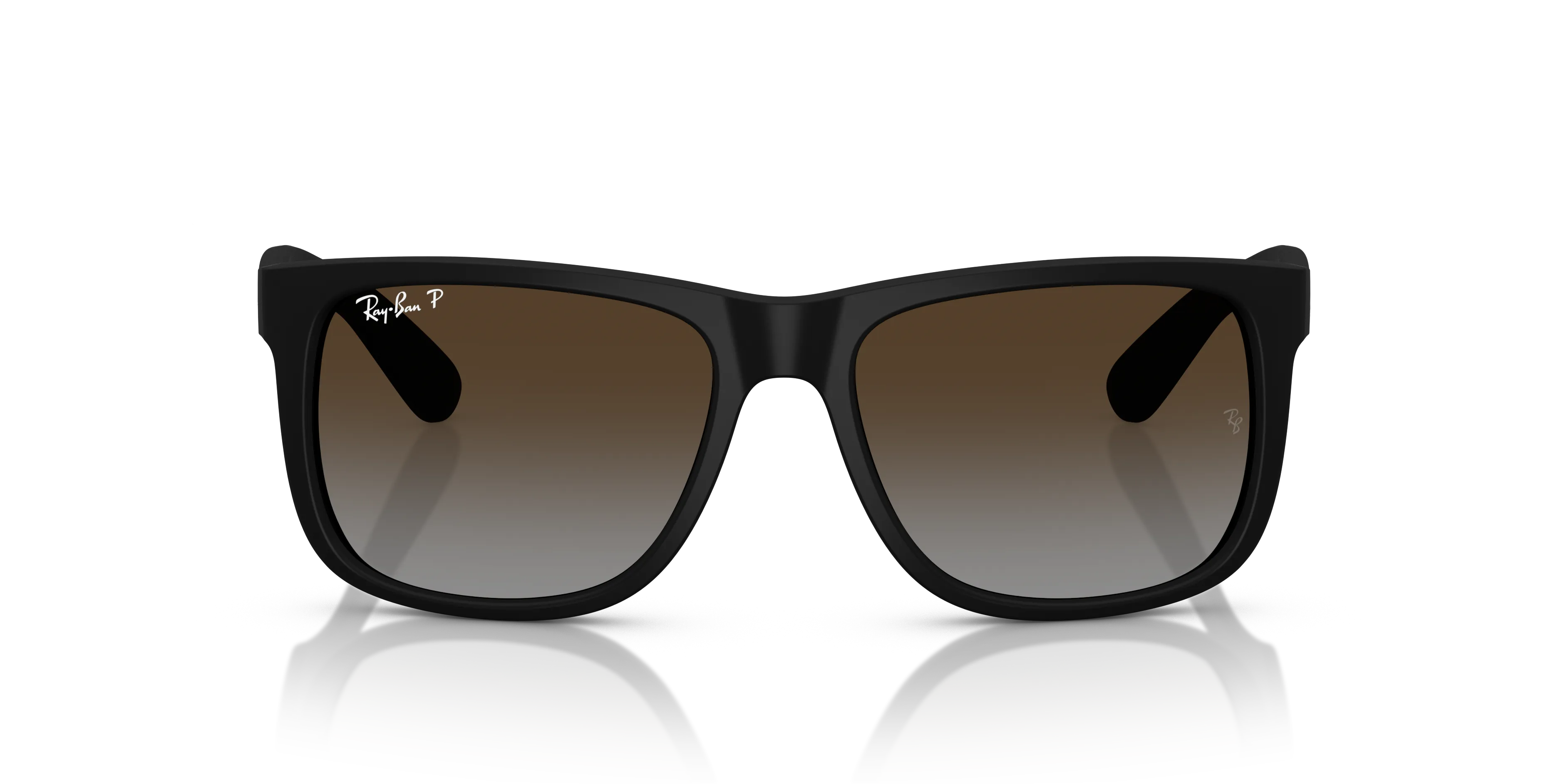 Ray - Ban RB4165 JUSTIN 622/T5 Occhiali da sole Nylon Nero Squadrata Polarizzata - immagine 3