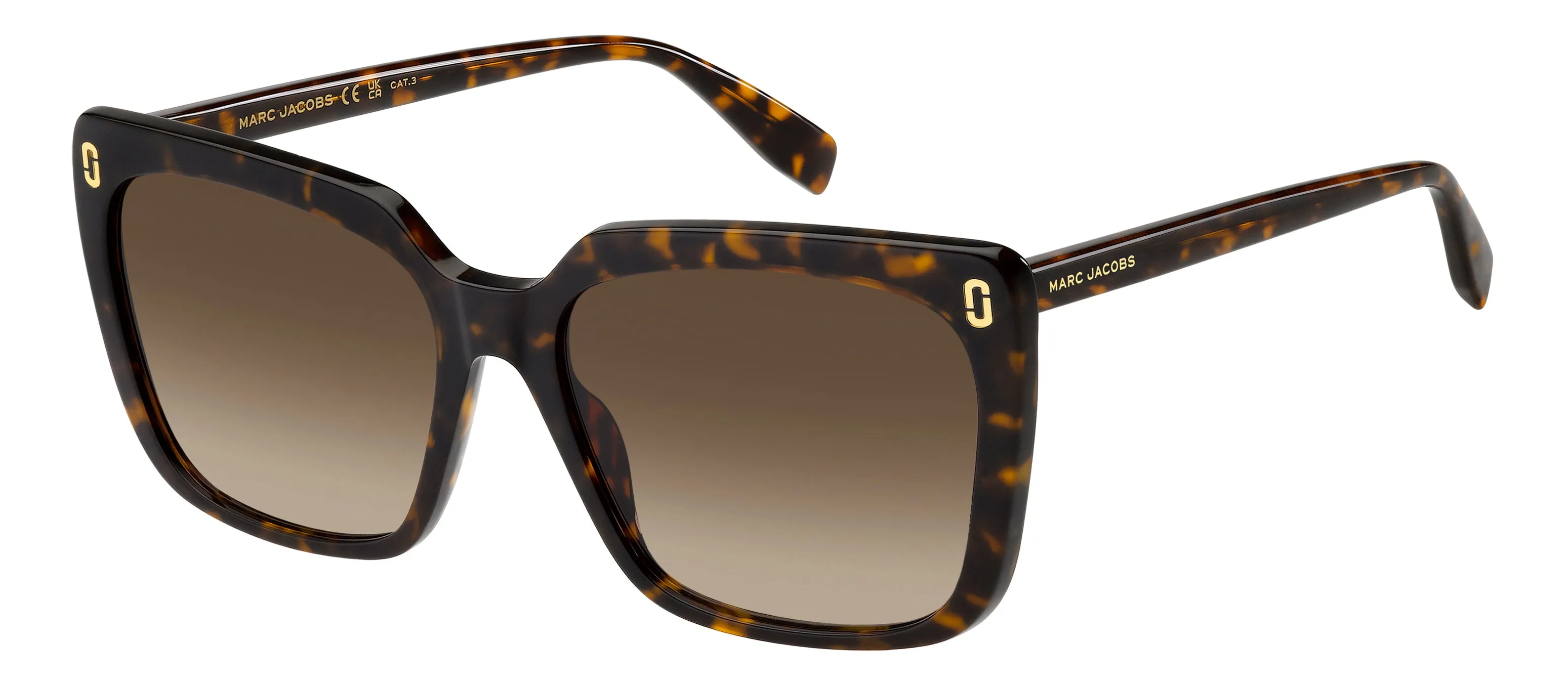 Marc Jacobs MJ 1148/S 086/HA Occhiali da sole Acetato Havana Marrone Squadrata Normale Sfumato - immagine 1