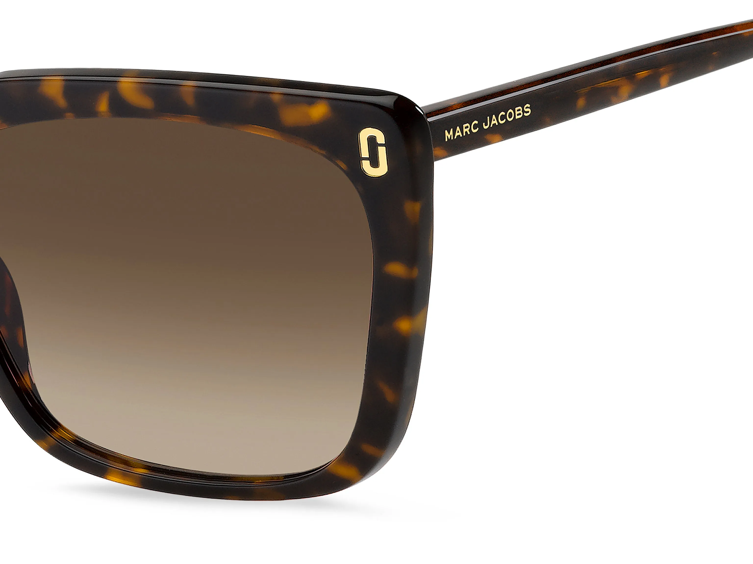 Marc Jacobs MJ 1148/S 086/HA Occhiali da sole Acetato Havana Marrone Squadrata Normale Sfumato - immagine 3