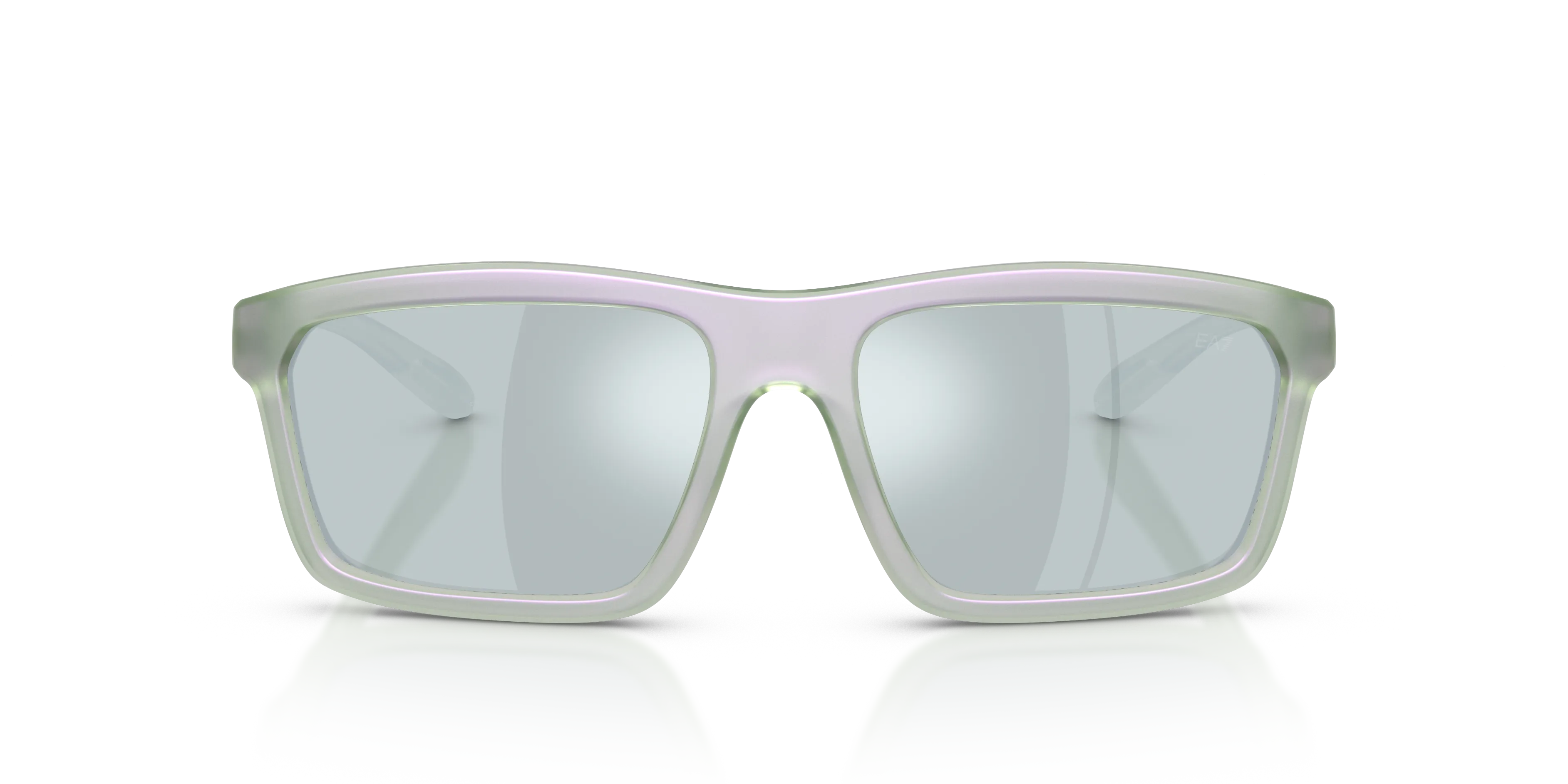 Moncler Q74014 643530 Occhiali da sole Iniettato Verde Verde Squadrata Specchiate - immagine 3