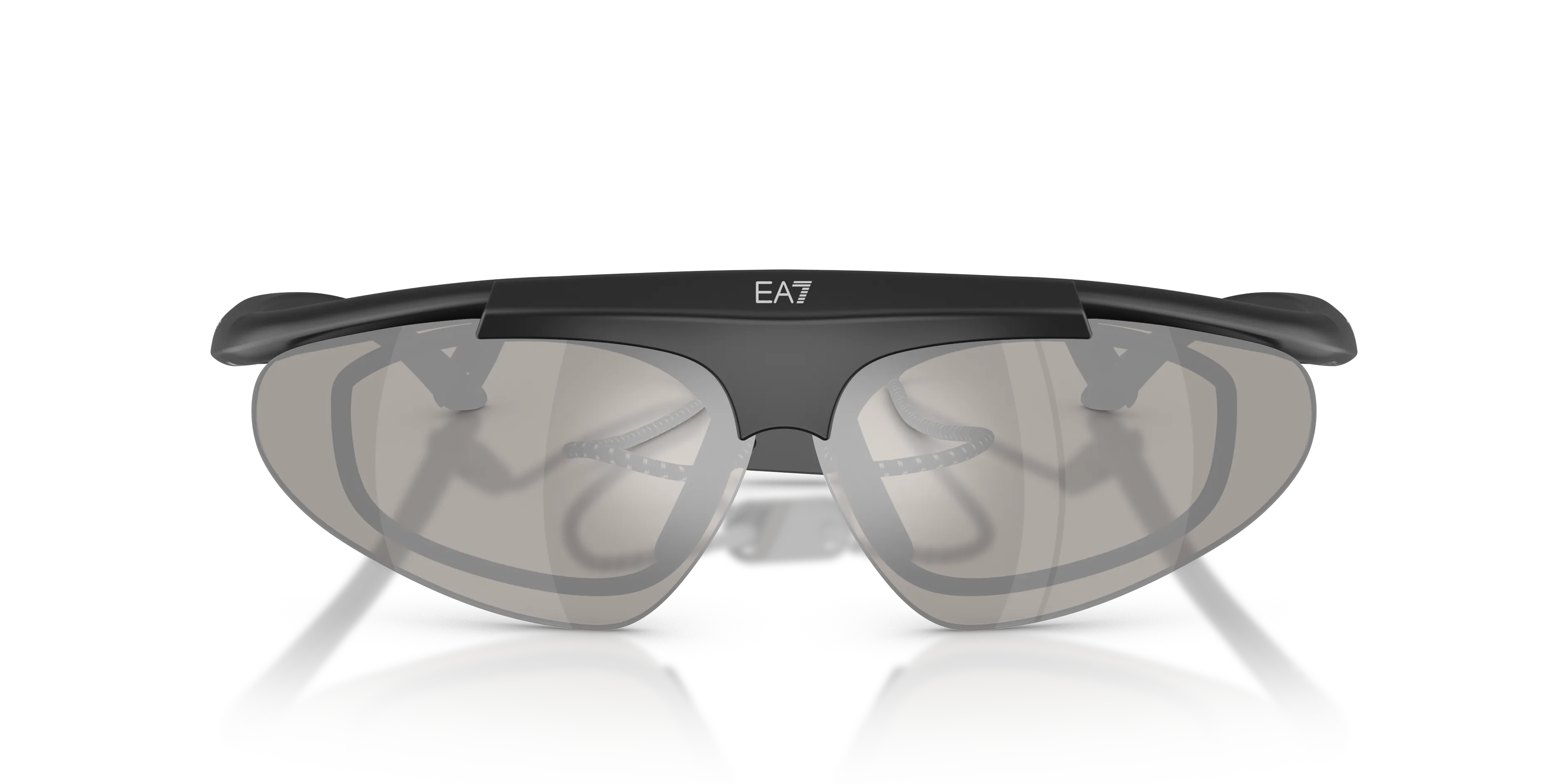 Moncler Q74010 62886G Occhiali da sole Iniettato Nero Grigio Geometrica Specchiate - immagine 3